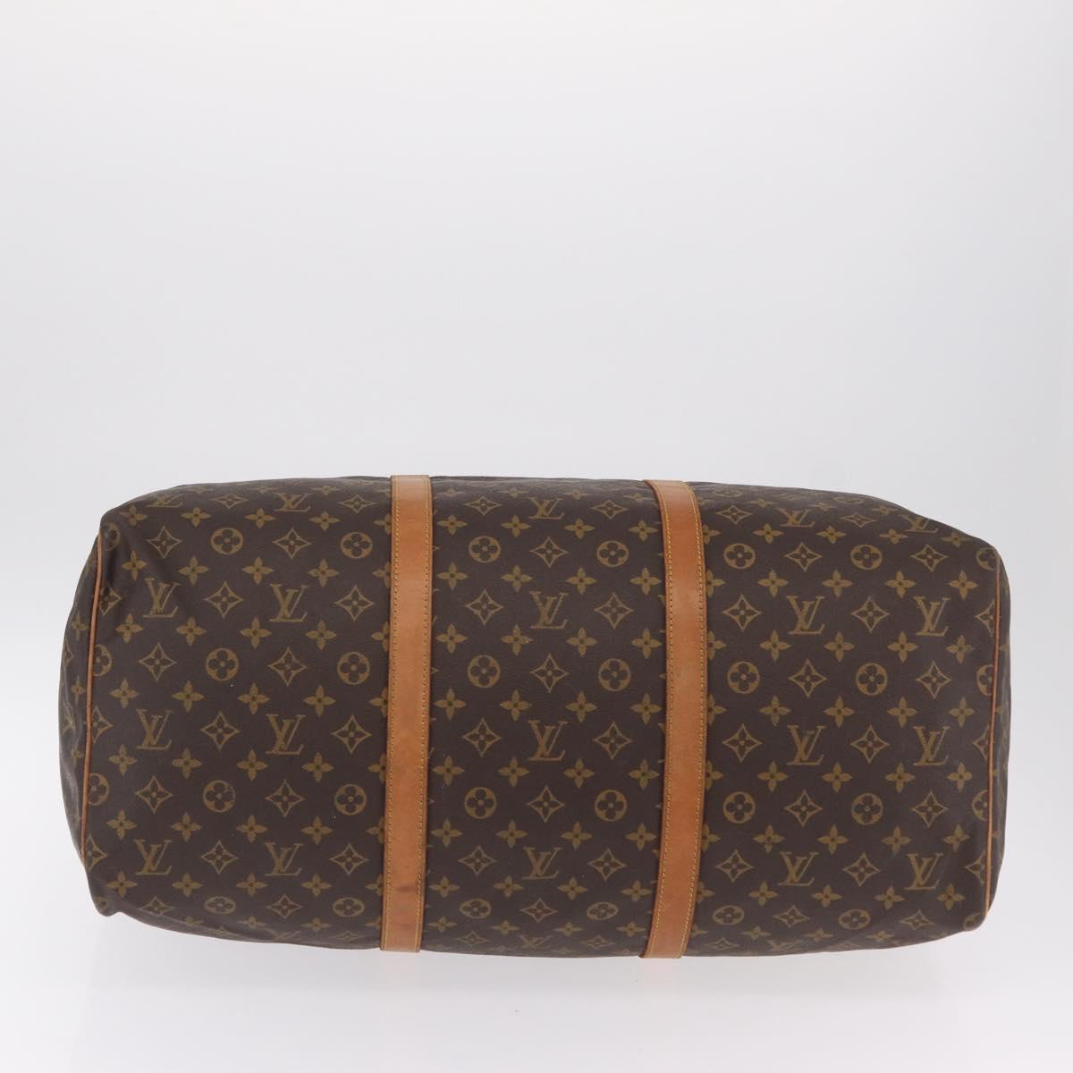 LOUIS VUITTON Monogram Sac Souple 55 Boston Bag M41622 LV Auth 205911