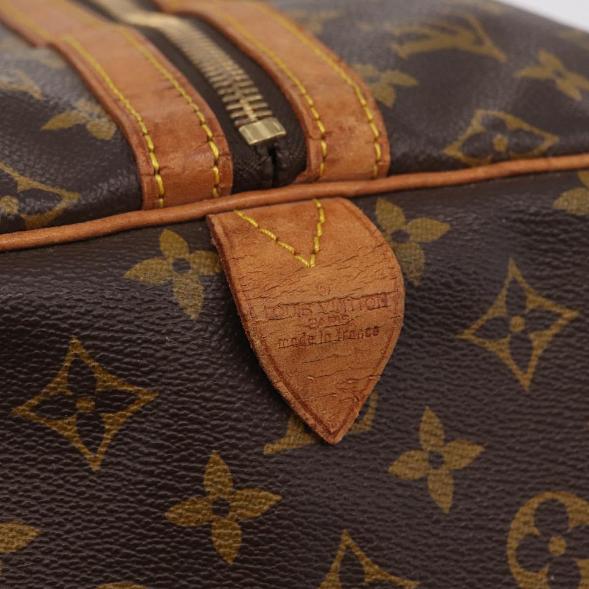 LOUIS VUITTON Monogram Sac Souple 55 Boston Bag M41622 LV Auth 205911