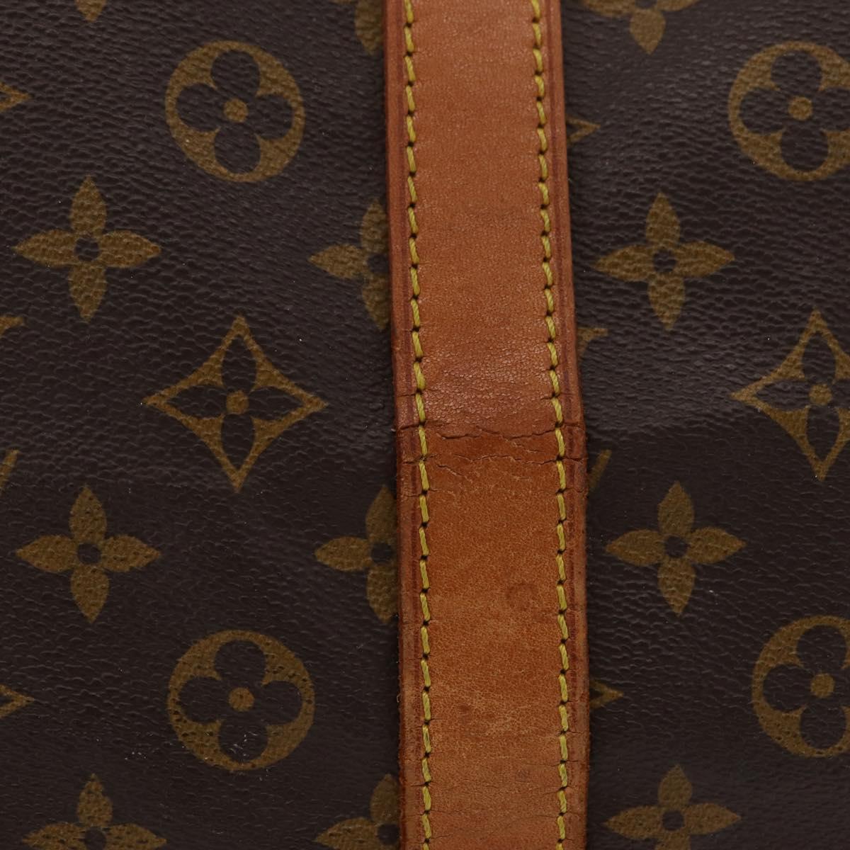 LOUIS VUITTON Monogram Sac Souple 55 Boston Bag M41622 LV Auth 205911