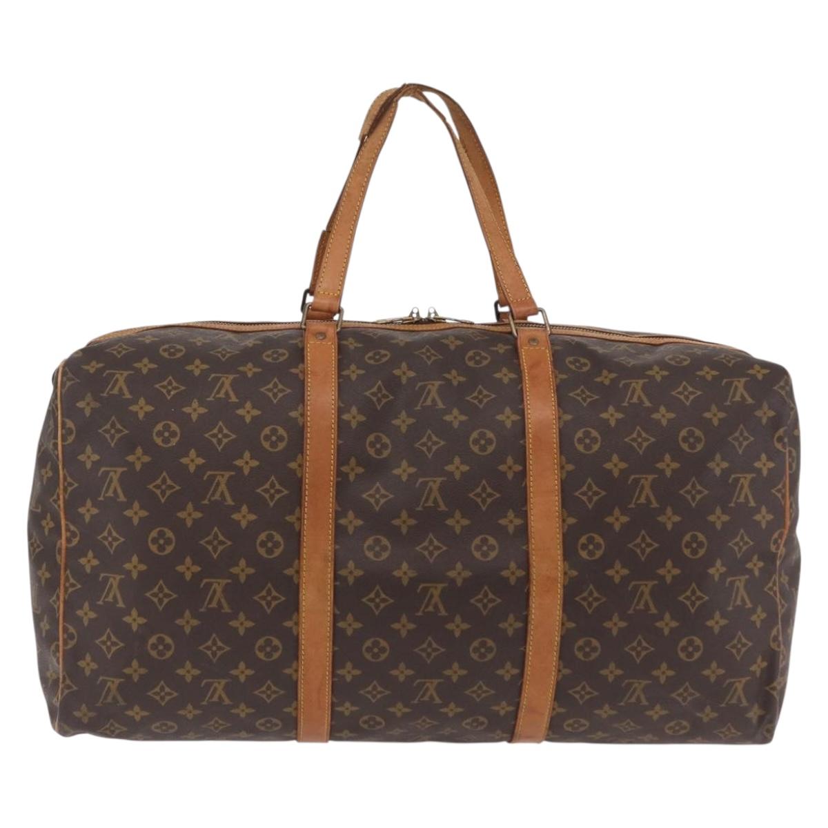LOUIS VUITTON Monogram Sac Souple 55 Boston Bag M41622 LV Auth 205911