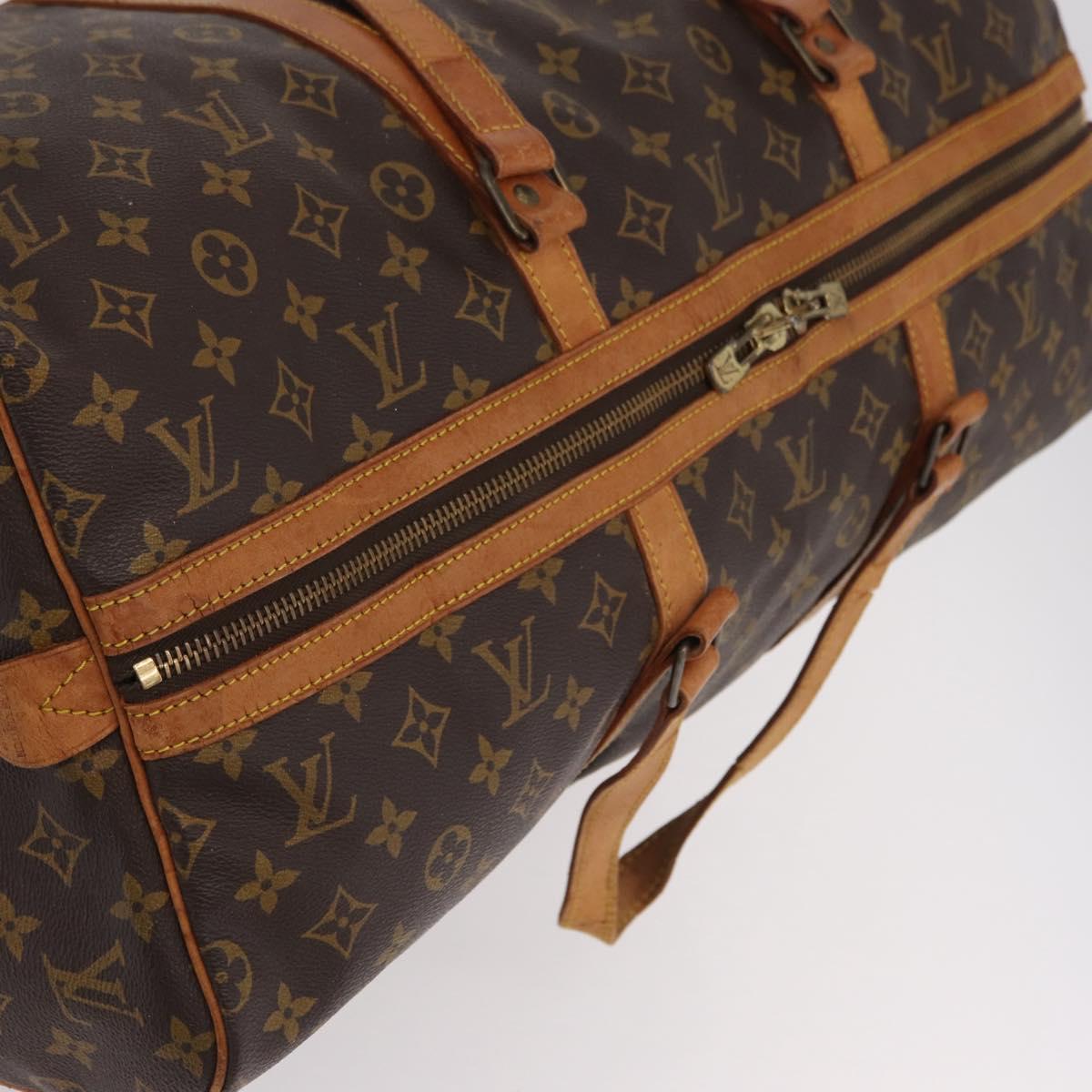 LOUIS VUITTON Monogram Sac Souple 55 Boston Bag M41622 LV Auth 205911