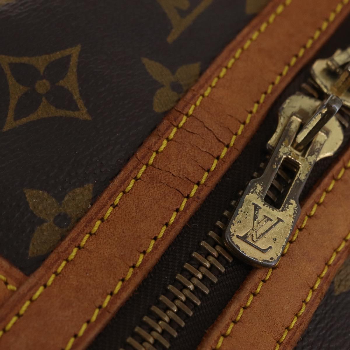 LOUIS VUITTON Monogram Sac Souple 55 Boston Bag M41622 LV Auth 205911