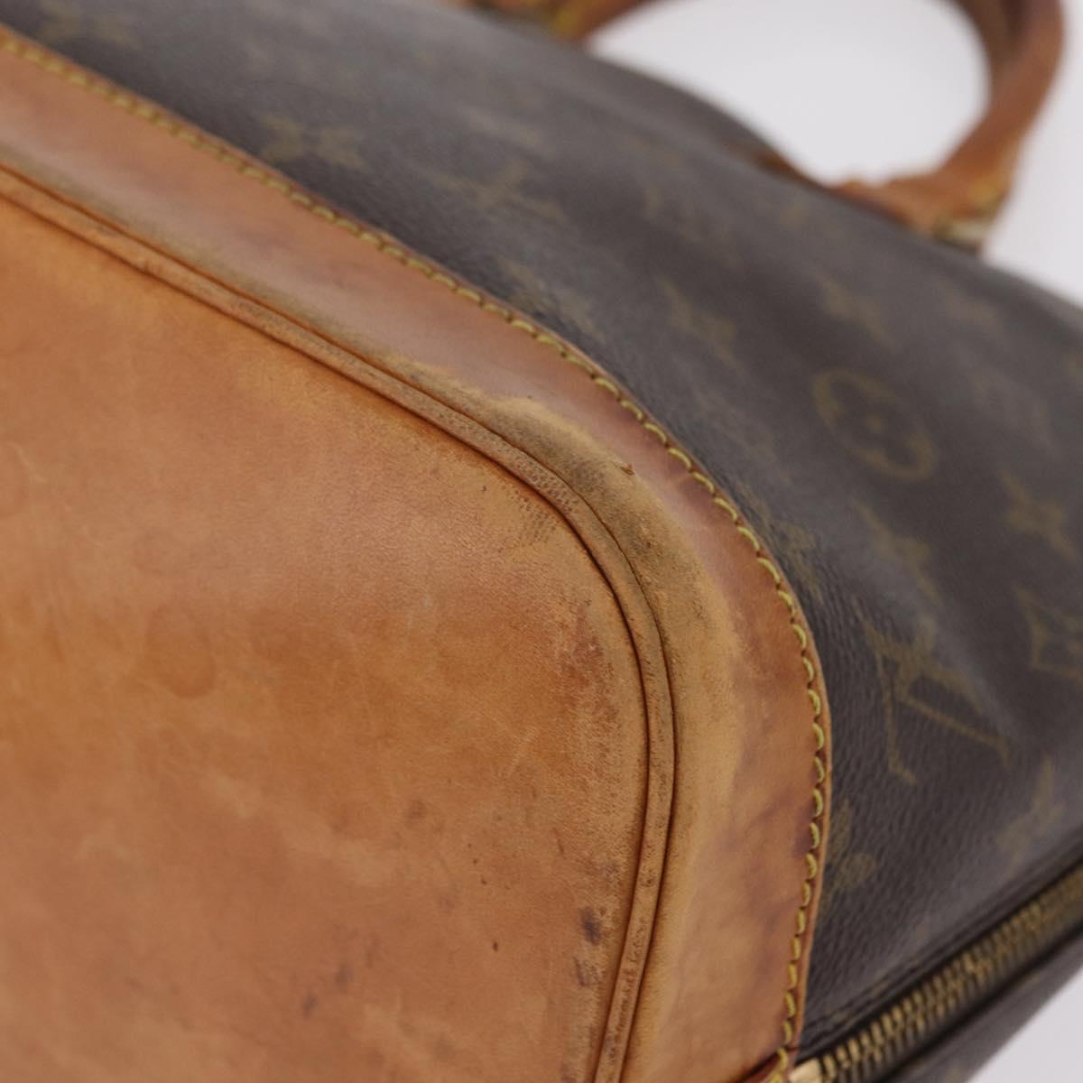 LOUIS VUITTON Monogram Alma Hand Bag M51130 LV Auth 205913