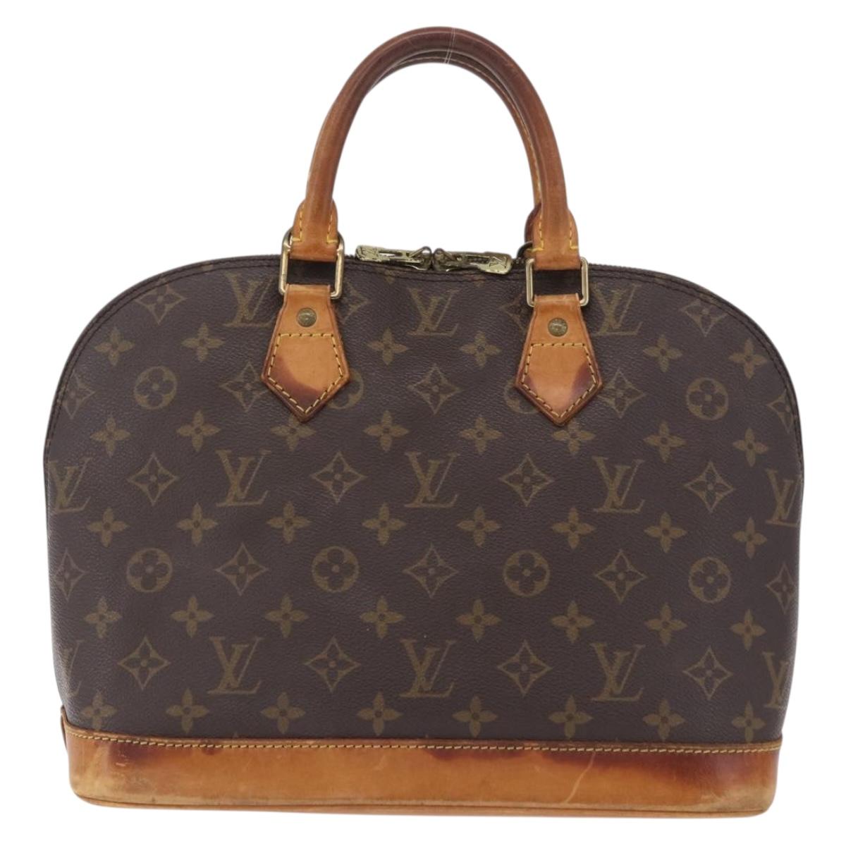LOUIS VUITTON Monogram Alma Hand Bag M51130 LV Auth 205913