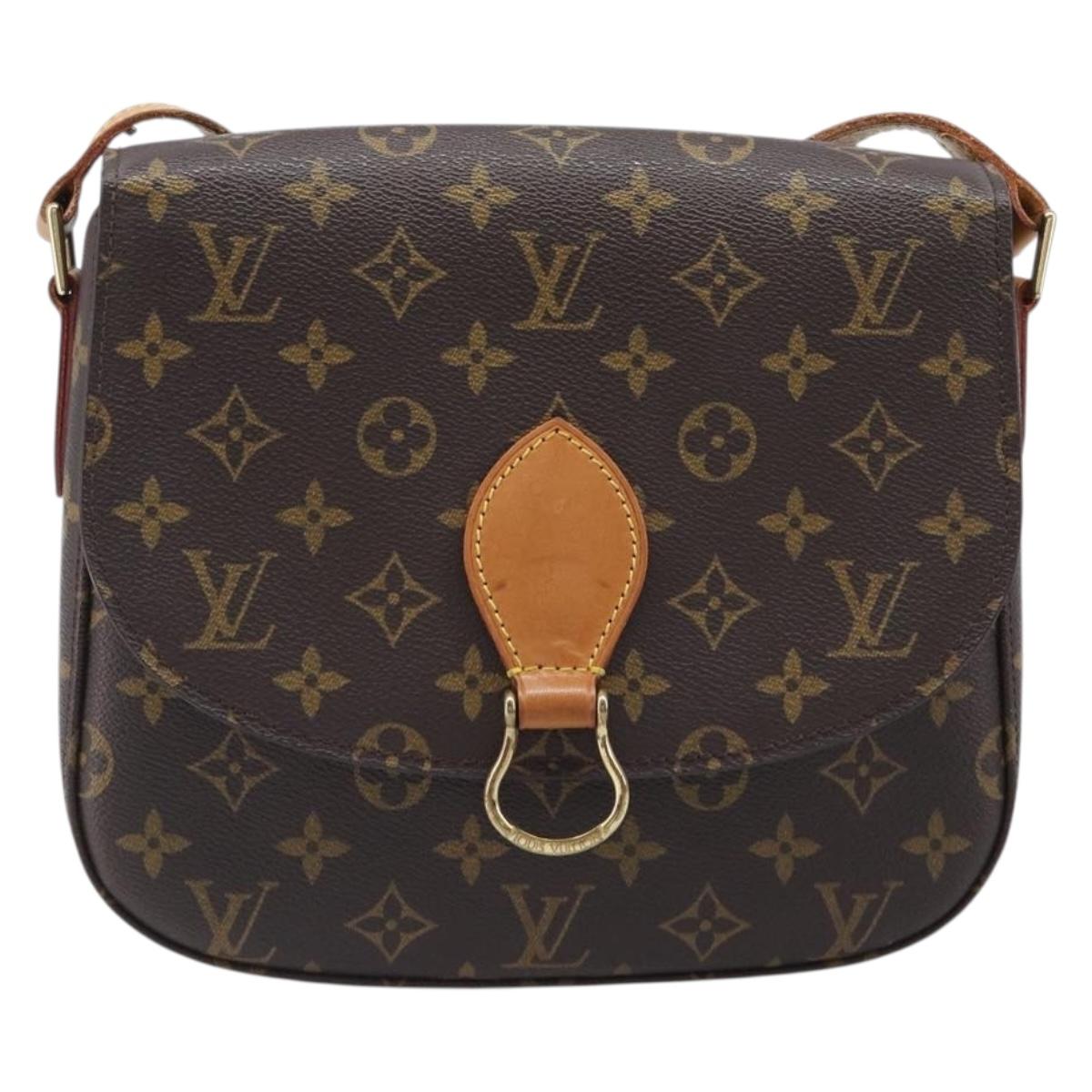 LOUIS VUITTON Monogram Saint Cloud GM Shoulder Bag M51242 LV Auth 205915A