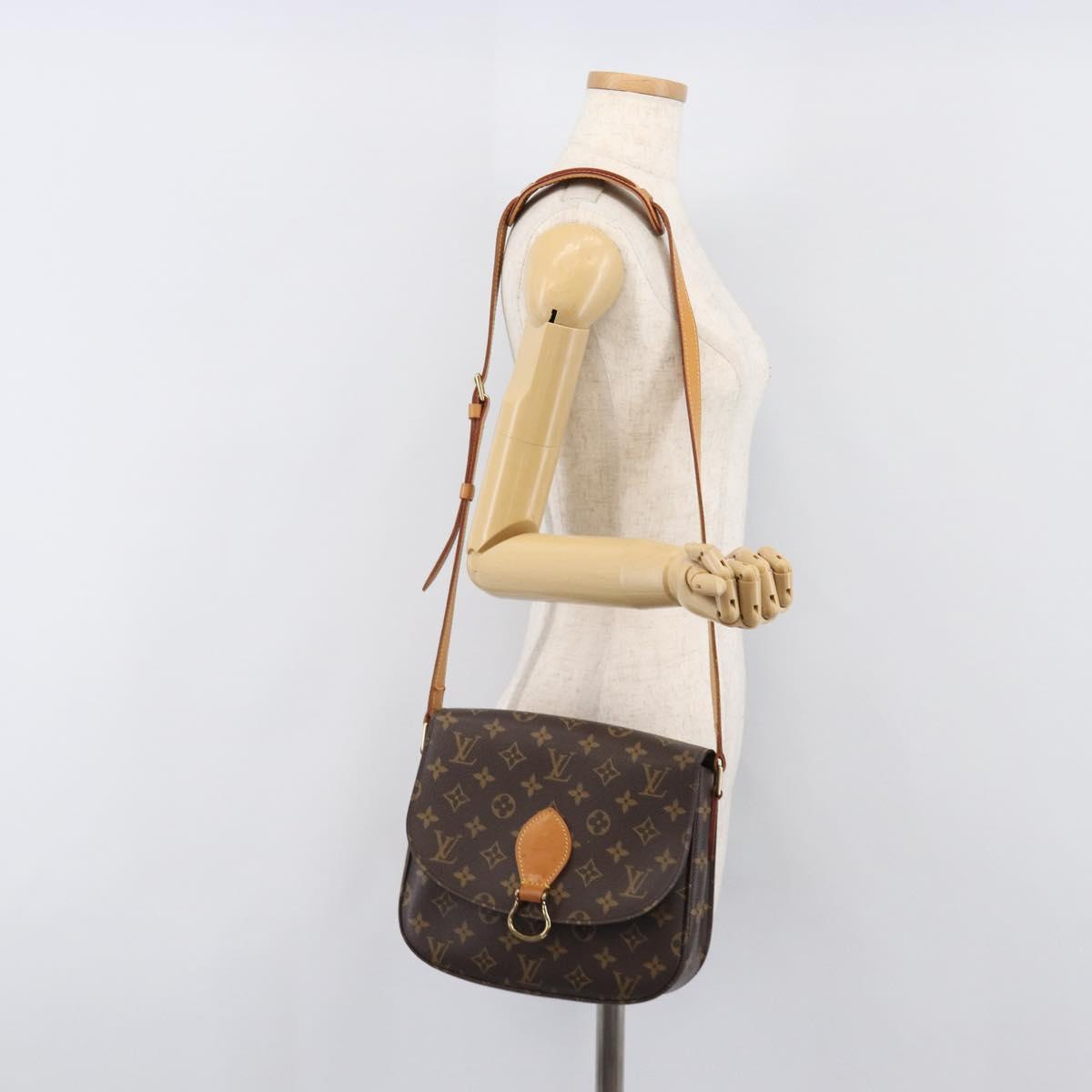 LOUIS VUITTON Monogram Saint Cloud GM Shoulder Bag M51242 LV Auth 205915A