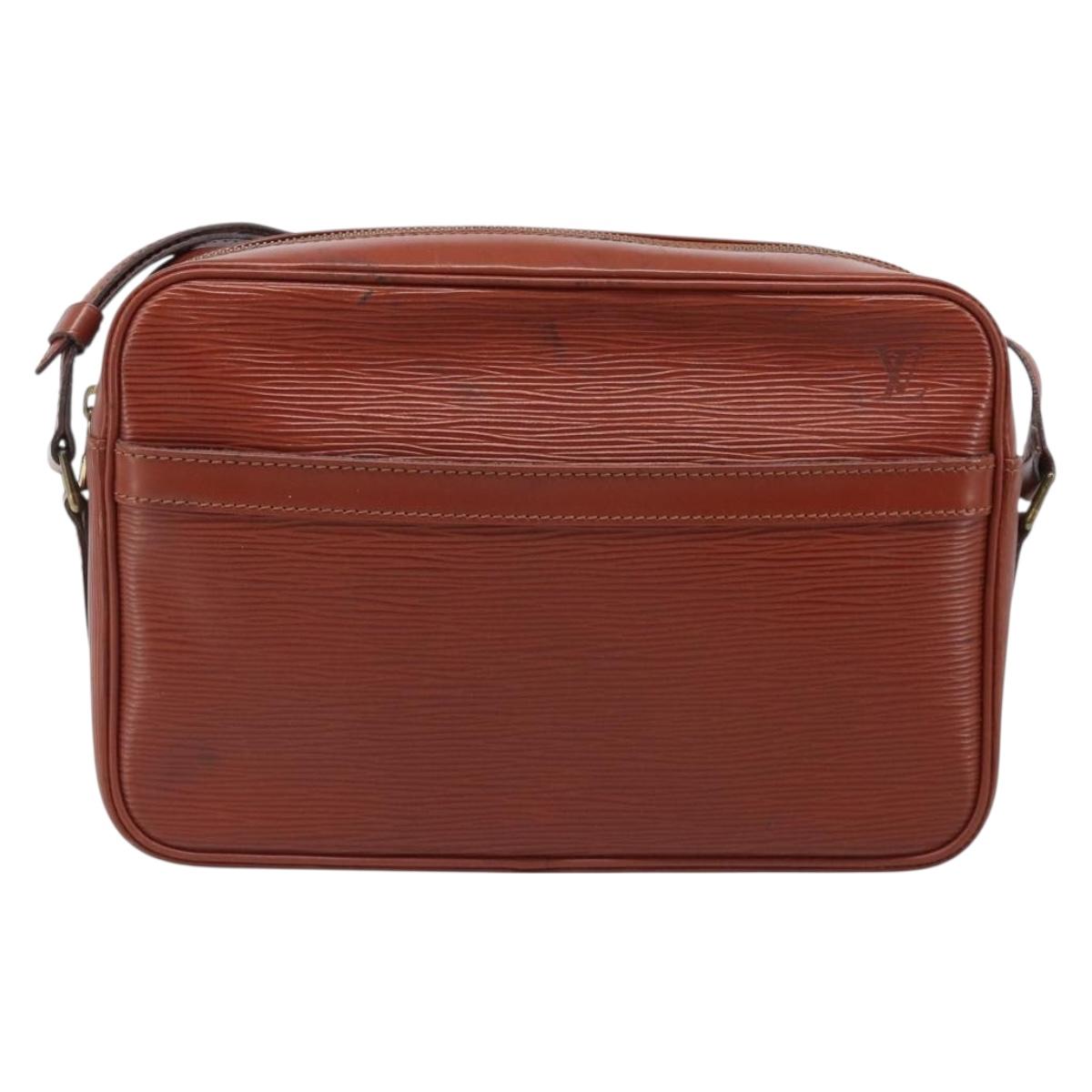 LOUIS VUITTON Epi Trocadero 27 Shoulder Bag Brown M52313 LV Auth 205918