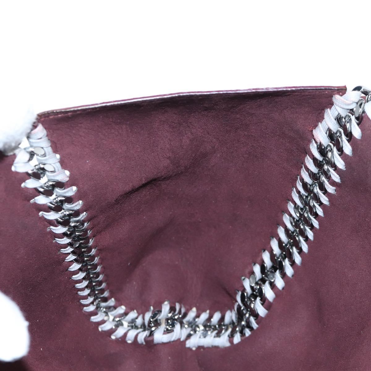 Stella MacCartney Falabella Chain Shoulder Bag Polyester 2way Gray Auth 205919V