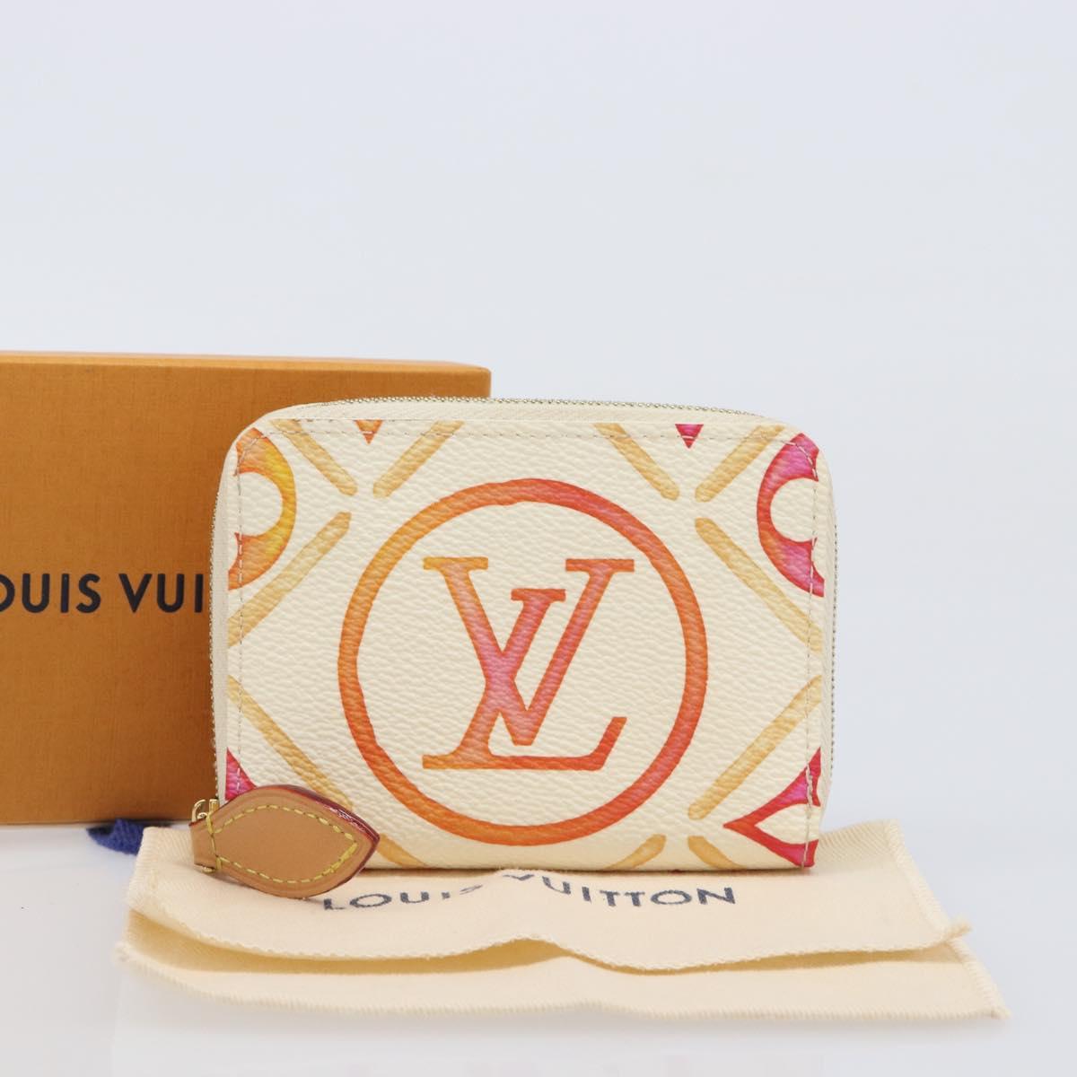 LOUIS VUITTON Monogram Tiles Zippy Coin Purse M83658 LV Auth 205926M