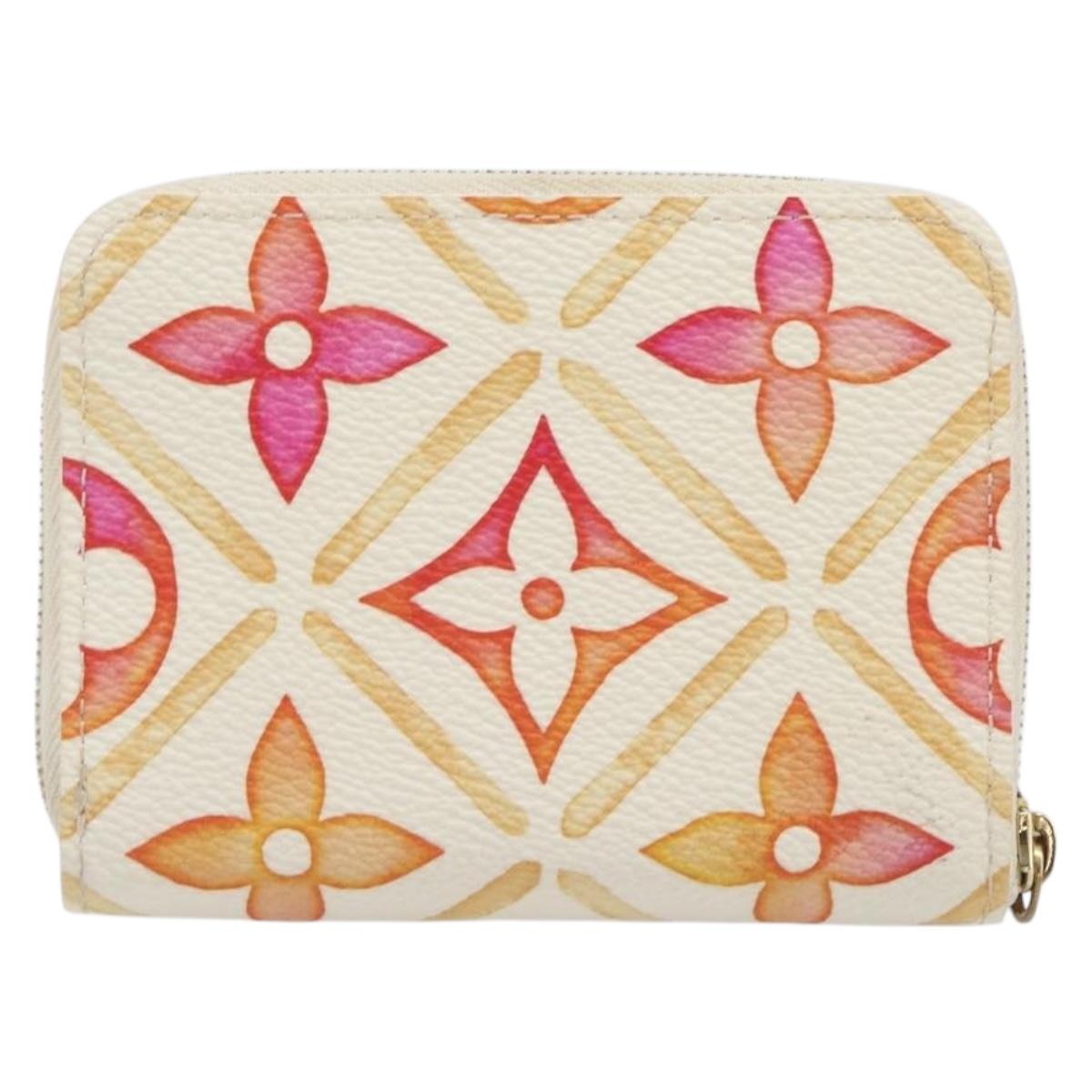 LOUIS VUITTON Monogram Tiles Zippy Coin Purse M83658 LV Auth 205926M