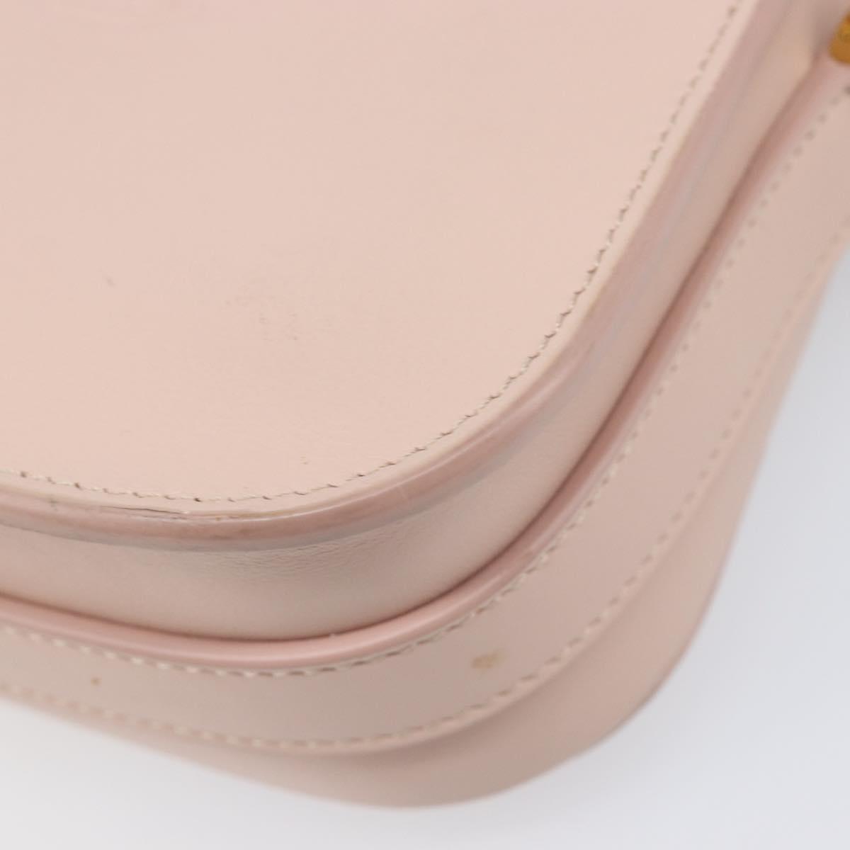 TODfS Kate Shoulder Bag Mouton Pink Gold Tone Auth 205929V