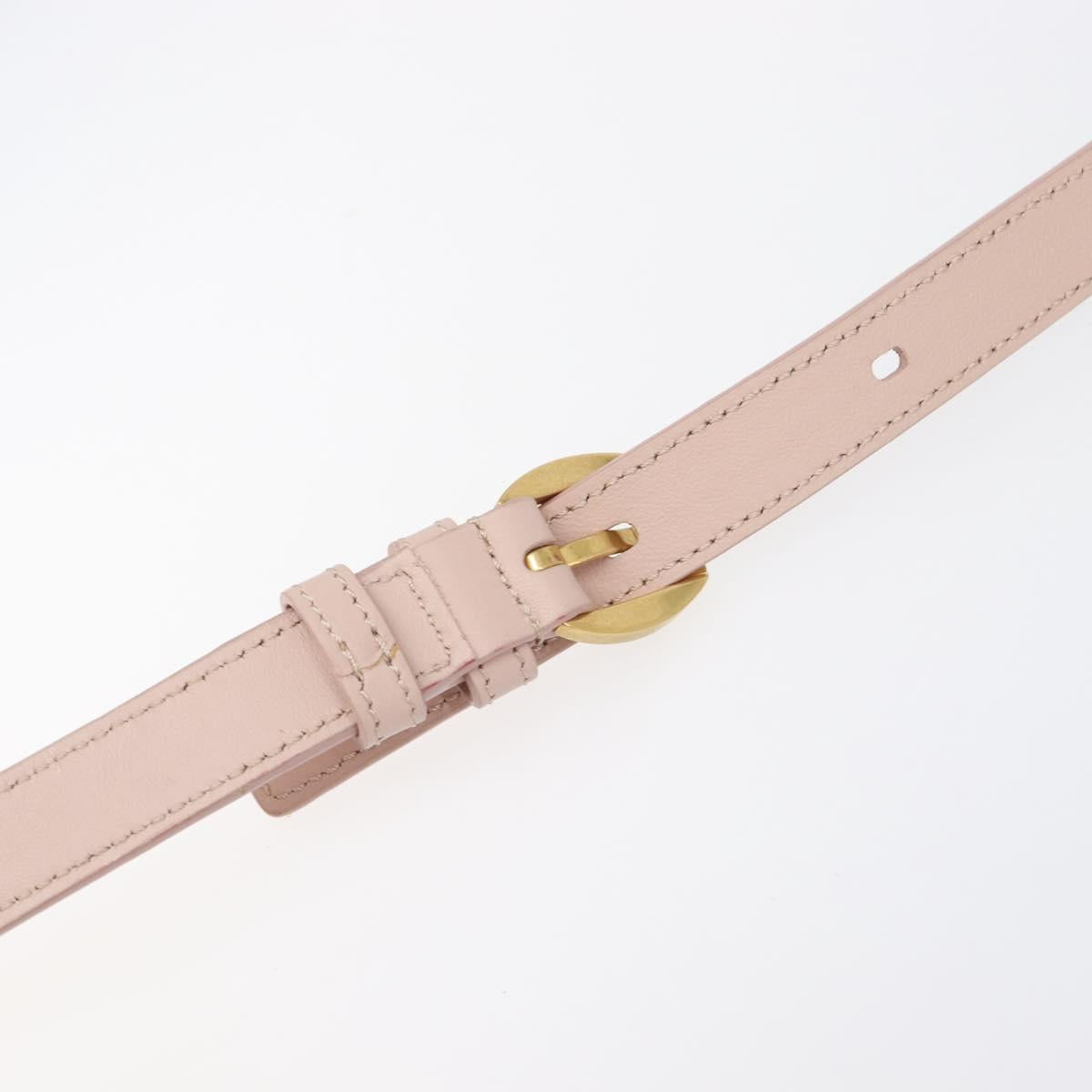TODfS Kate Shoulder Bag Mouton Pink Gold Tone Auth 205929V