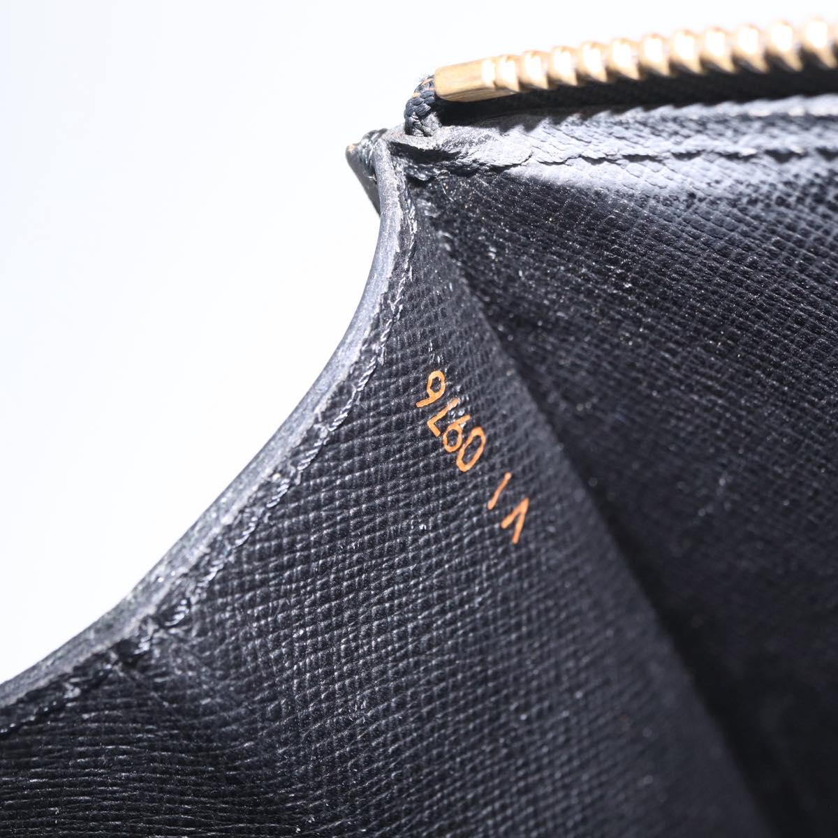 LOUIS VUITTON Epi Posh Documents Clutch Bag Black M54492 LV Auth 205934A