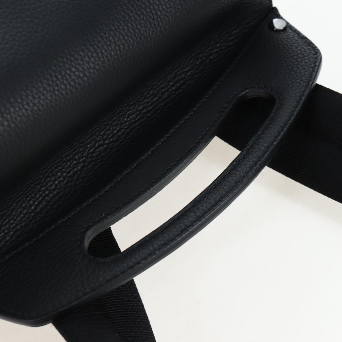 Christian Dior Trotter Canvas Saddle Oblique Gallop Backpack Navy Auth 205942SAM