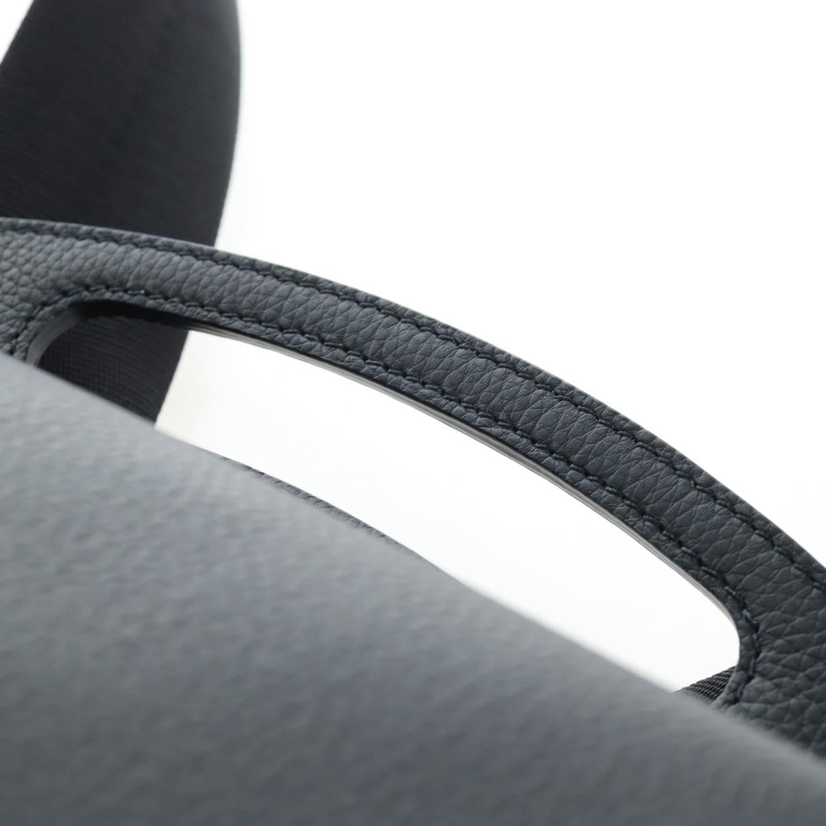 Christian Dior Trotter Canvas Saddle Oblique Gallop Backpack Navy Auth 205942SAM