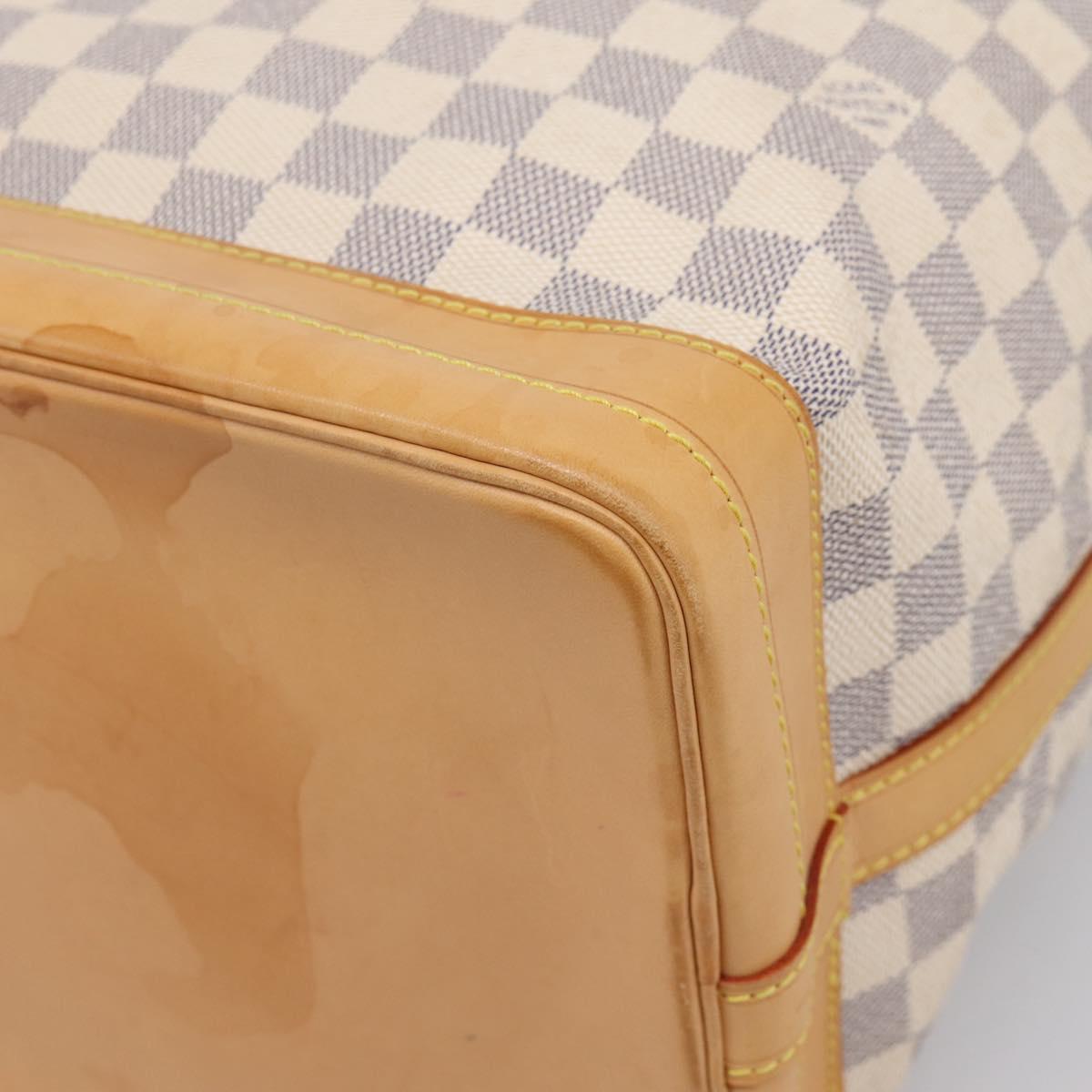 LOUIS VUITTON Damier Azur Noe Shoulder Bag N42222 LV Auth 205948V