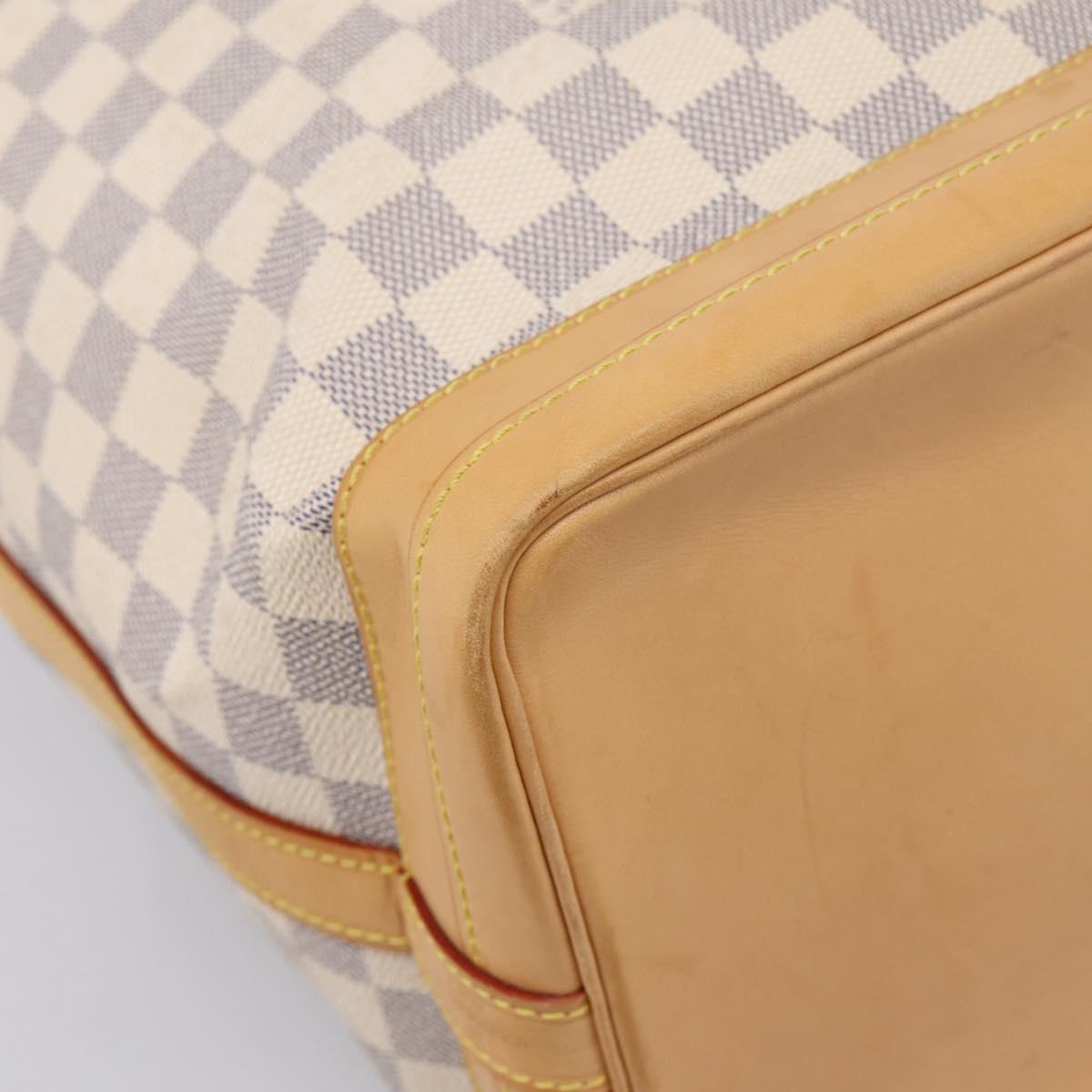 LOUIS VUITTON Damier Azur Noe Shoulder Bag N42222 LV Auth 205948V