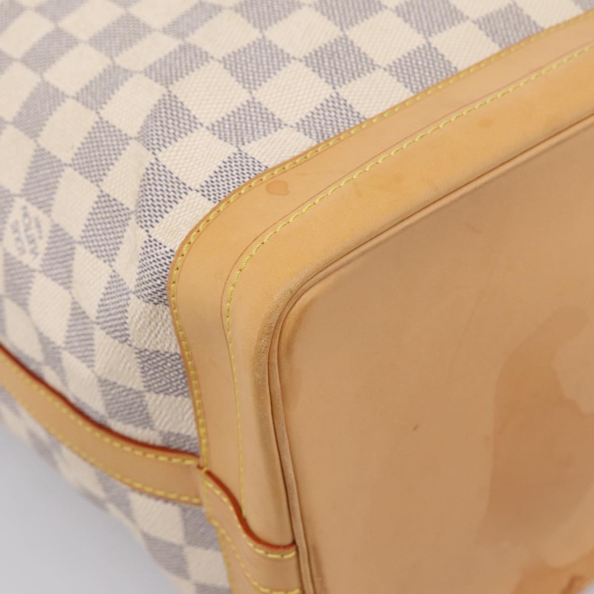 LOUIS VUITTON Damier Azur Noe Shoulder Bag N42222 LV Auth 205948V