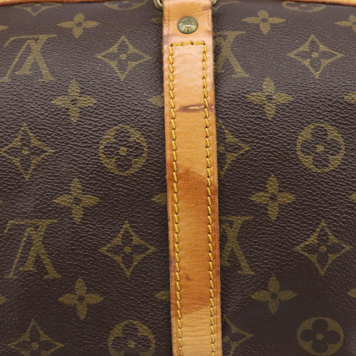 LOUIS VUITTON Monogram Sac Souple 35 Boston Bag M41626 LV Auth 205959