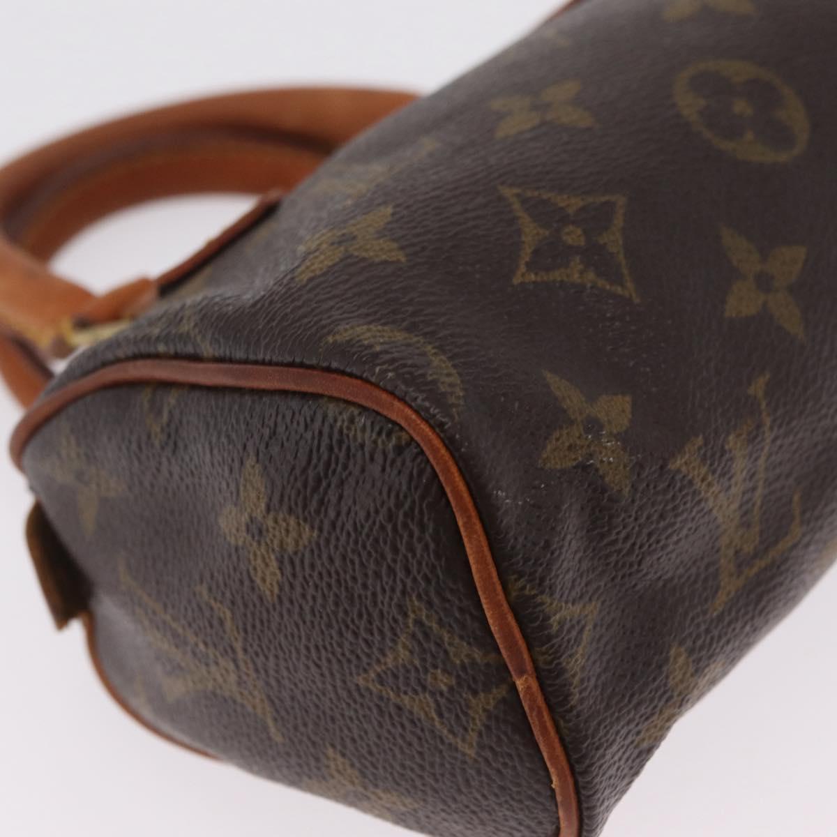 LOUIS VUITTON Monogram Mini Speedy Hand Bag M41534 LV Auth 205974A