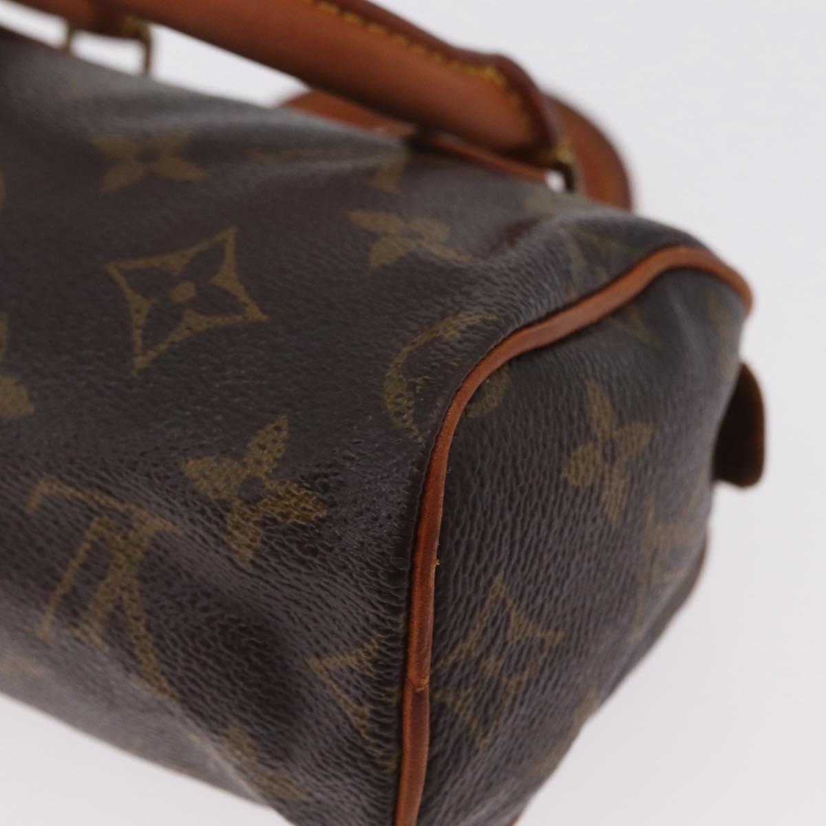 LOUIS VUITTON Monogram Mini Speedy Hand Bag M41534 LV Auth 205974A