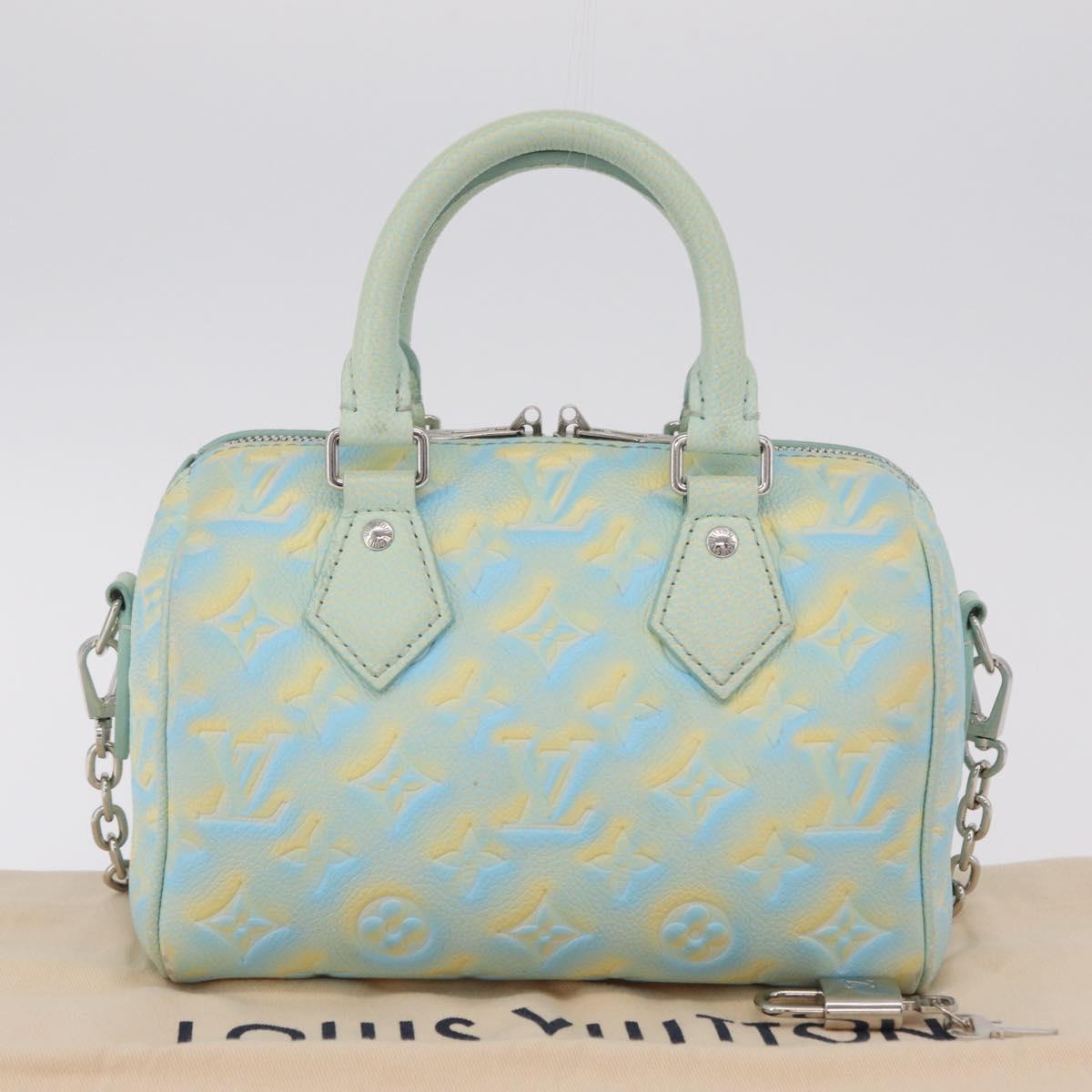 LOUIS VUITTON Summer Stardust Speedy Bandouliere20 Bag M46092 LV Auth 205980SAM