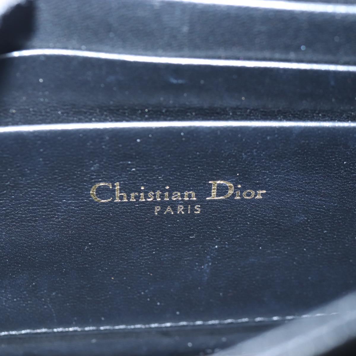 Christian Dior Cannage Miss Dior Chain Bag Lamb Skin 2way Black Auth 205981SAM