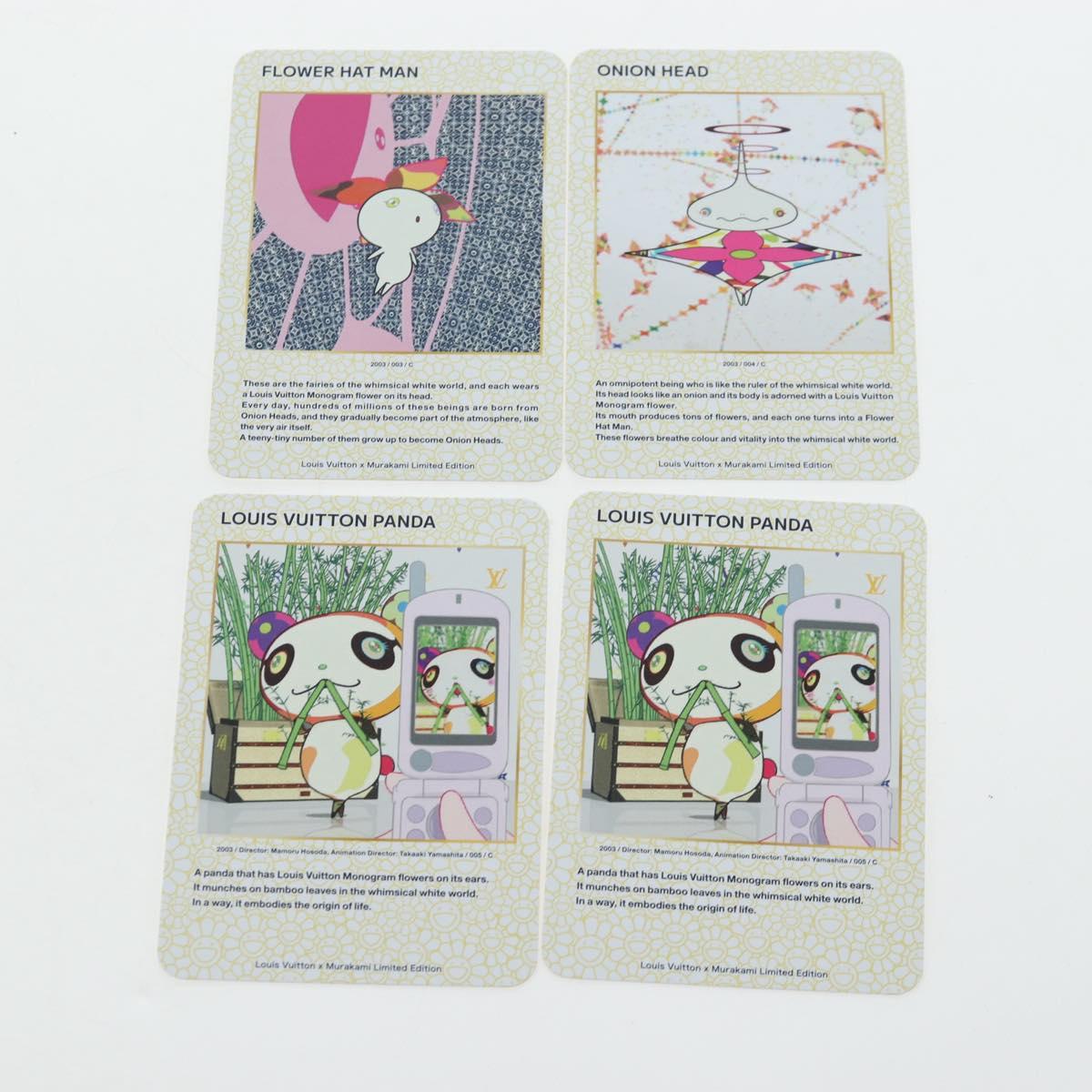 LOUIS VUITTON Trading Cards Takashi Murakami Collaboration LV Auth 205983SM