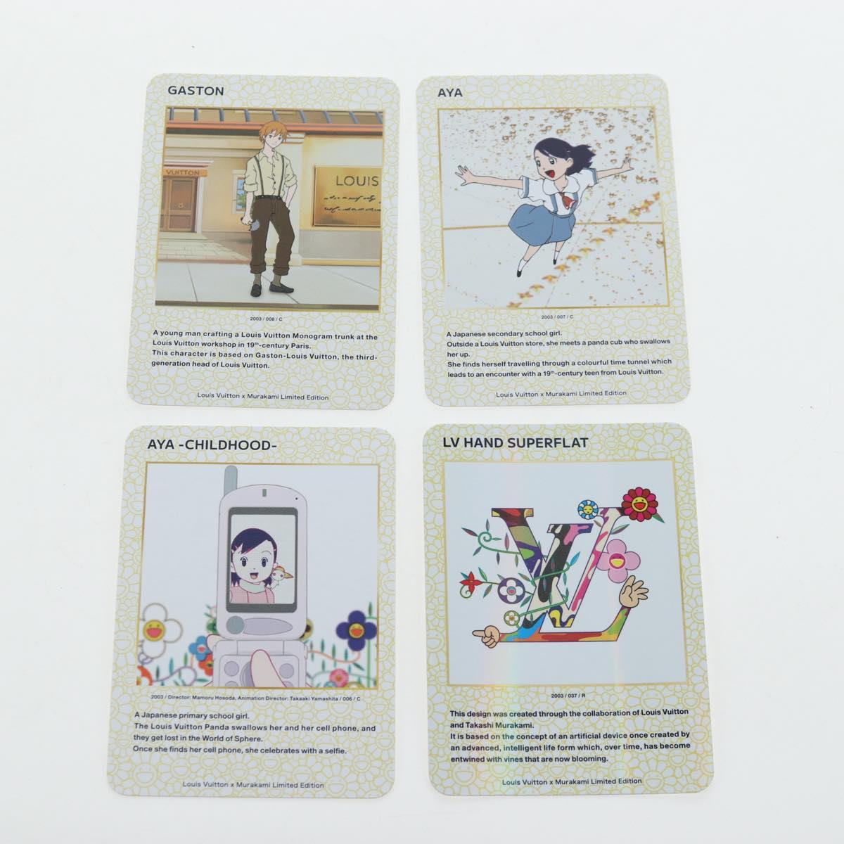 LOUIS VUITTON Trading Cards Takashi Murakami Collaboration LV Auth 205983SM