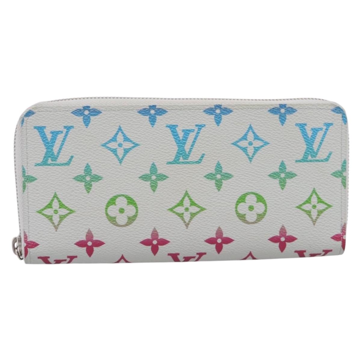 LOUIS VUITTON Monogram Iridescent Zippy Wallet Long Wallet M13908 LV Auth 205984