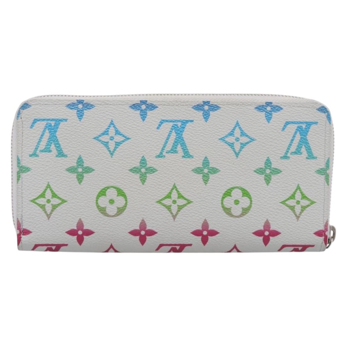 LOUIS VUITTON Monogram Iridescent Zippy Wallet Long Wallet M13908 LV Auth 205984