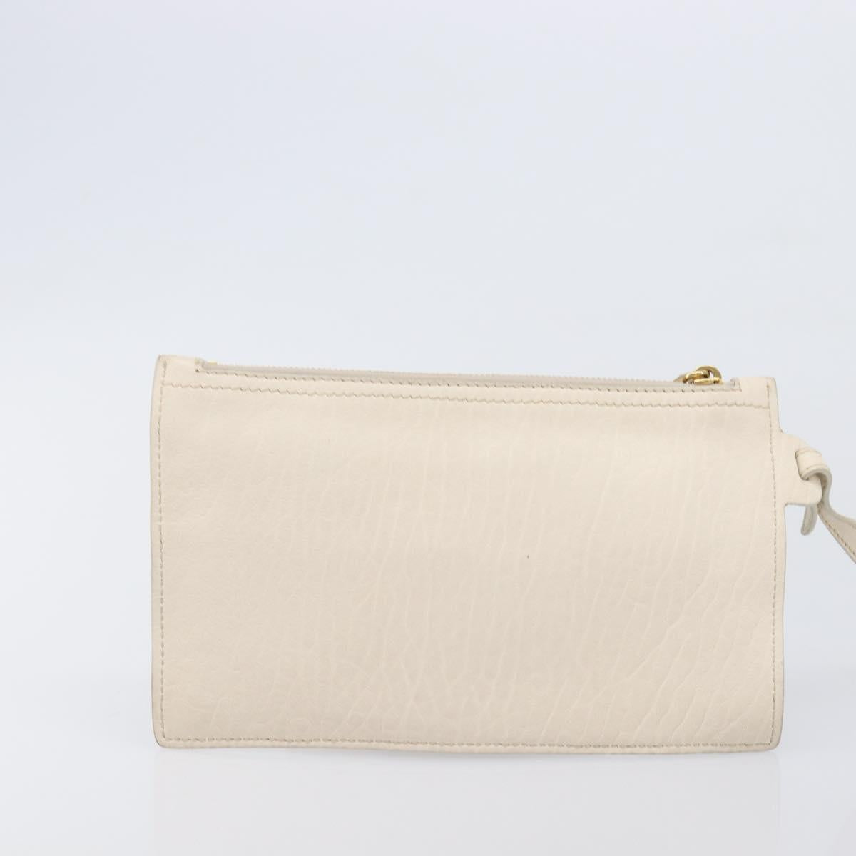 Miu Miu Tote Bag Raffia Beige Gold Auth 205999A