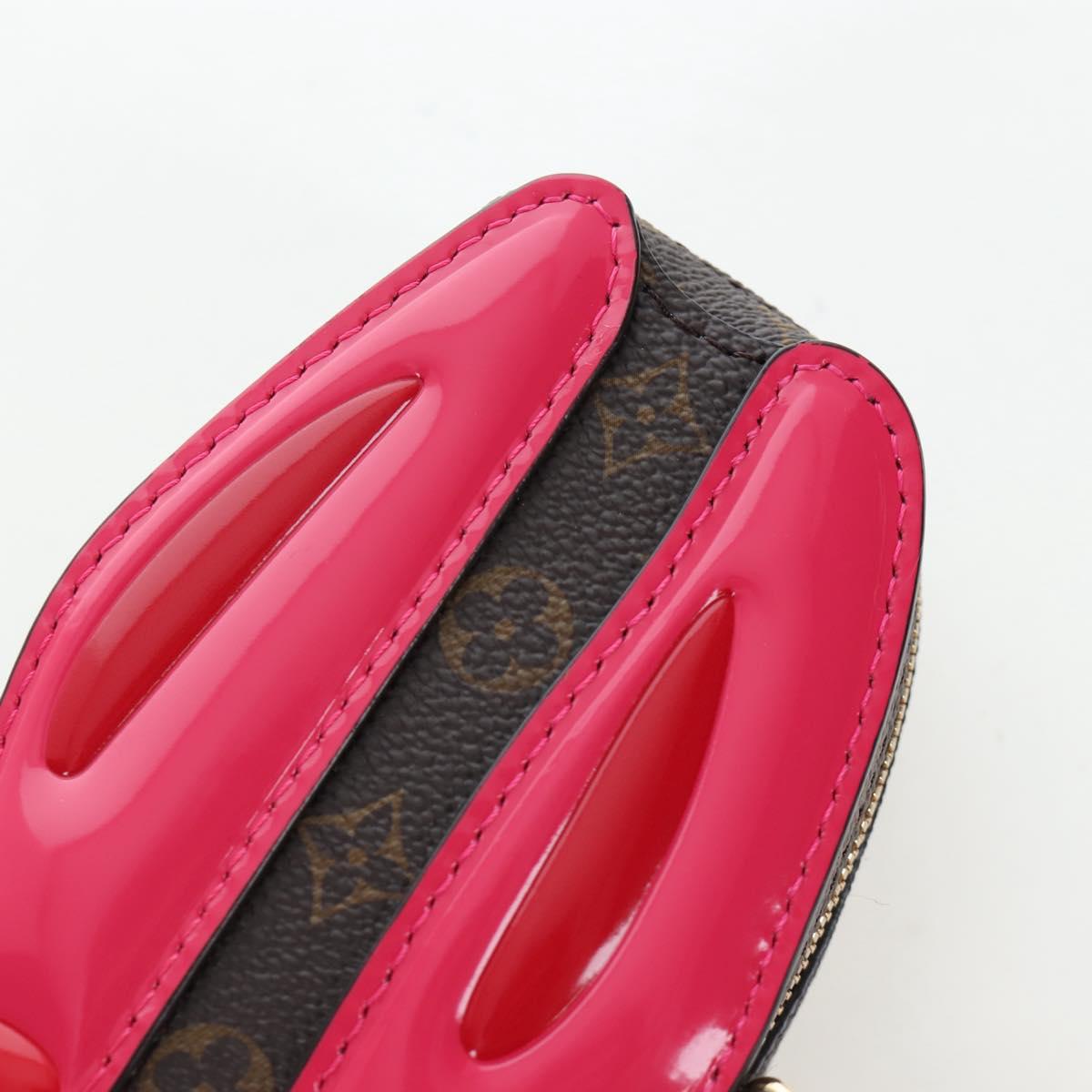 LOUIS VUITTON Monogram Wallet On Chain Rabbit Bag Rose M11452 LV Auth 206005SAM