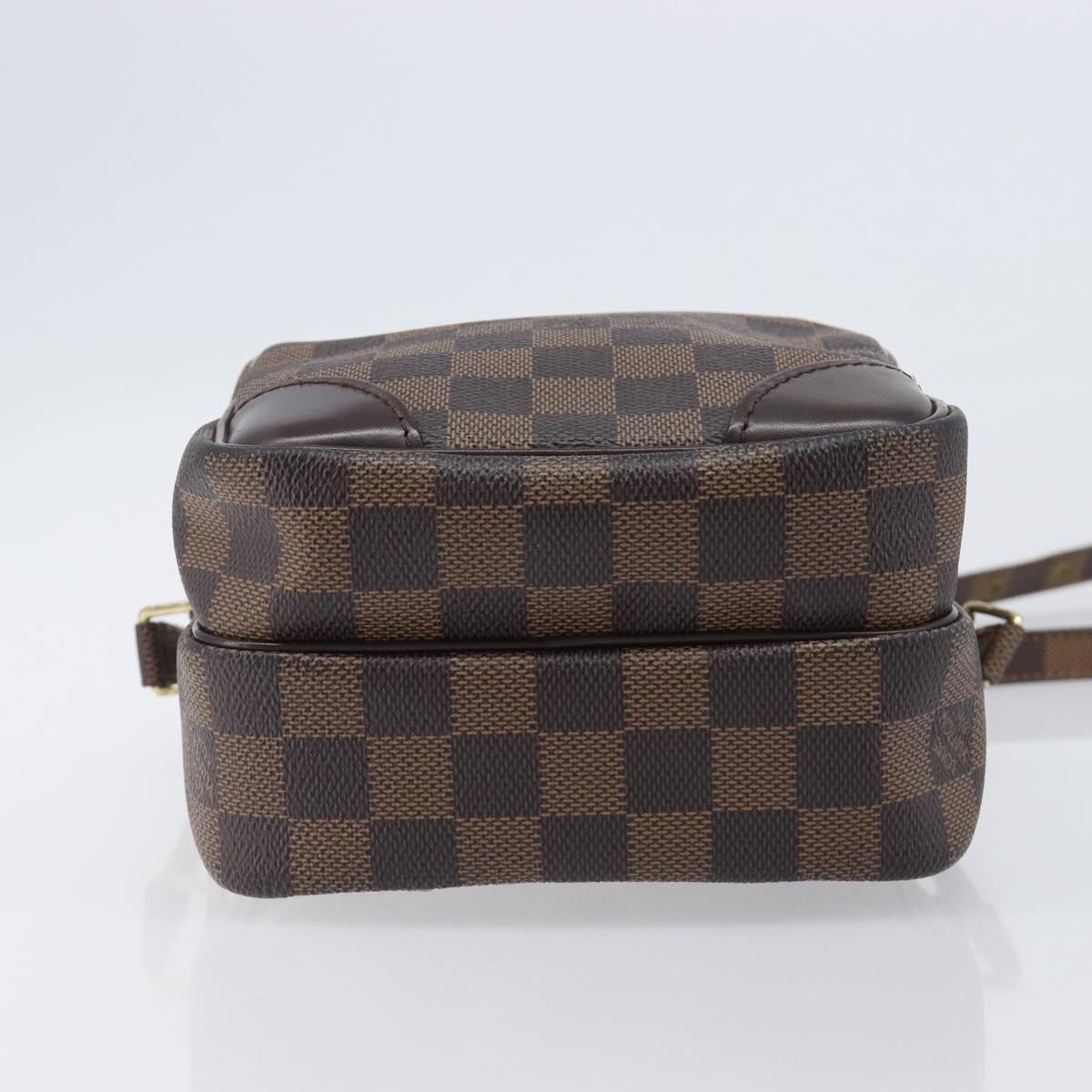LOUIS VUITTON Damier Ebene Amazon Shoulder Bag N48074 LV Auth 206006A