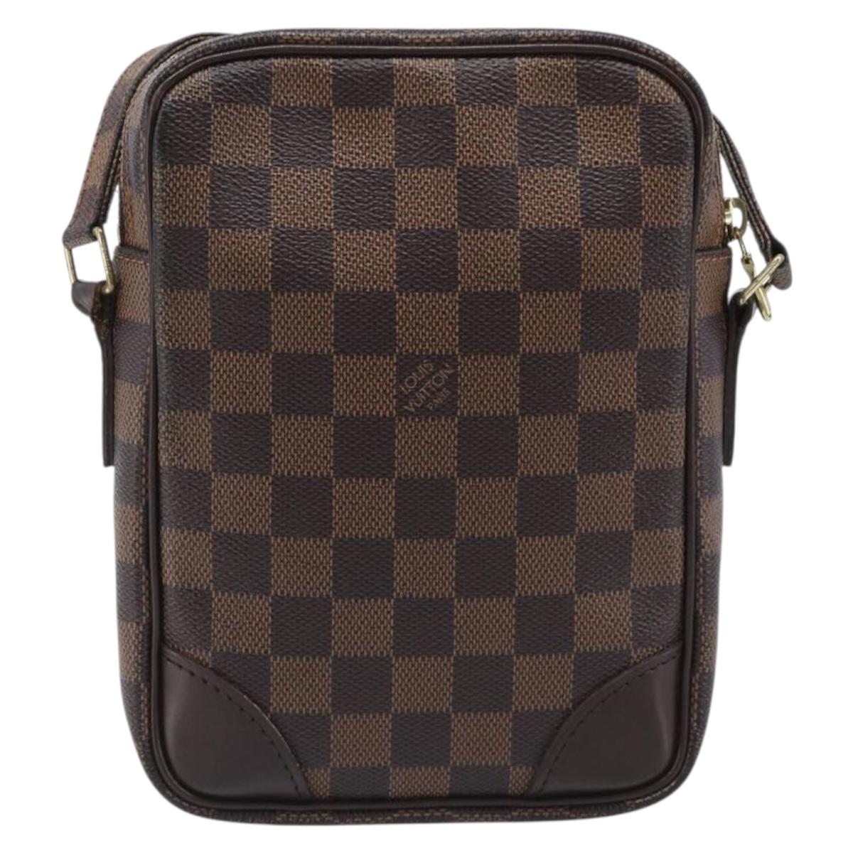 LOUIS VUITTON Damier Ebene Amazon Shoulder Bag N48074 LV Auth 206006A