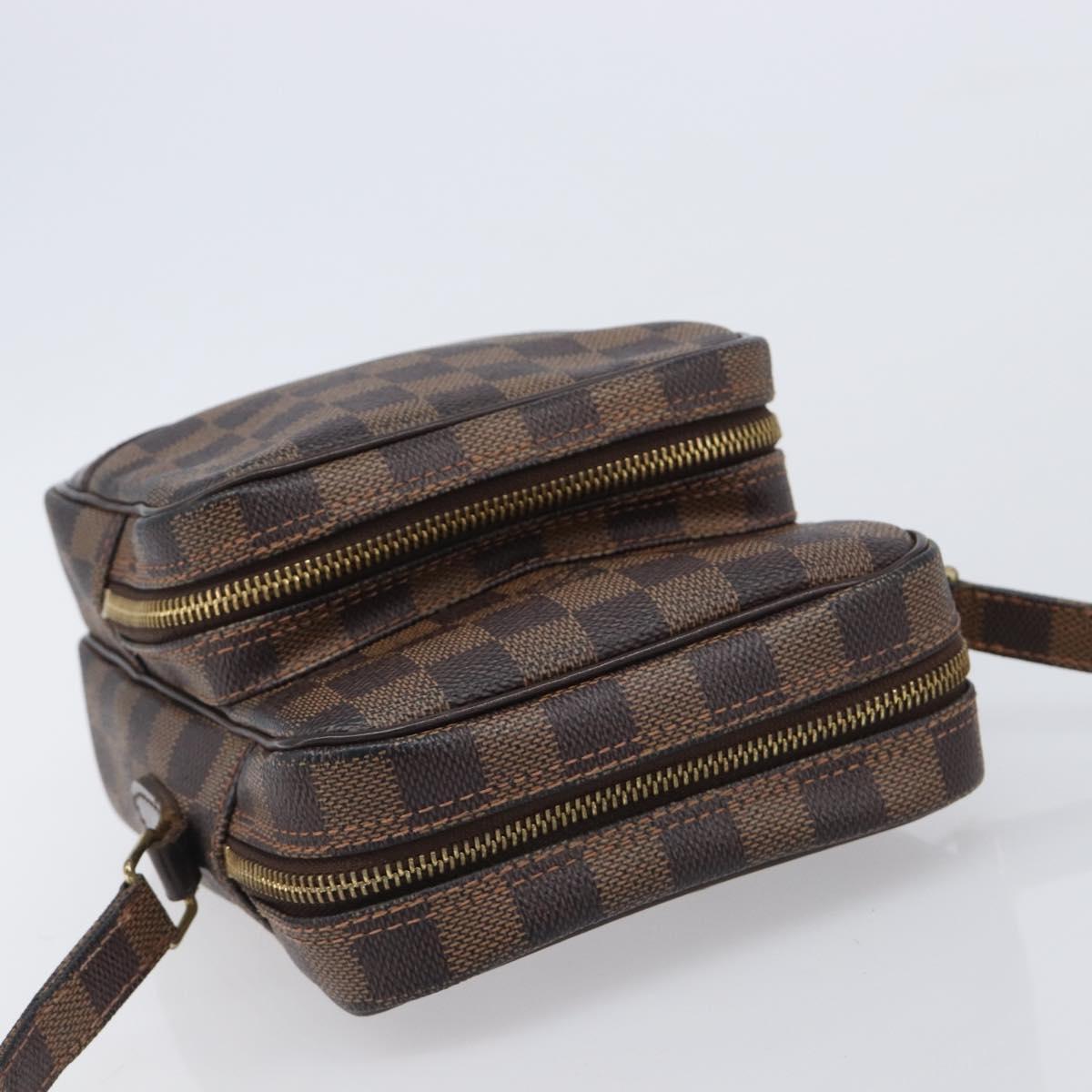 LOUIS VUITTON Damier Ebene Amazon Shoulder Bag N48074 LV Auth 206006A