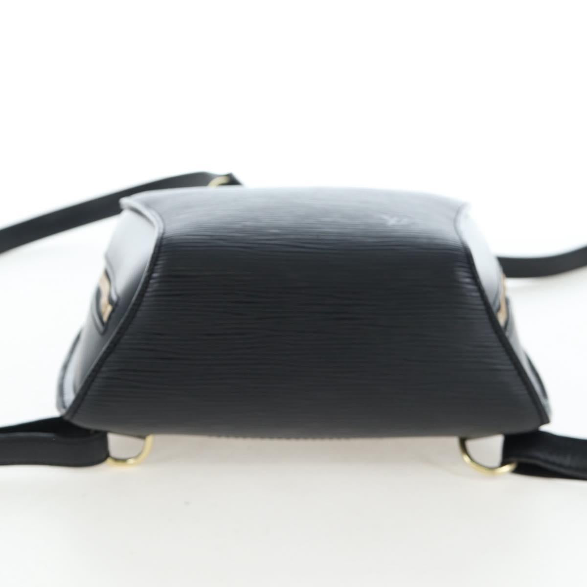 LOUIS VUITTON Epi Mabillon Backpack Black M52232 LV Auth 206007A