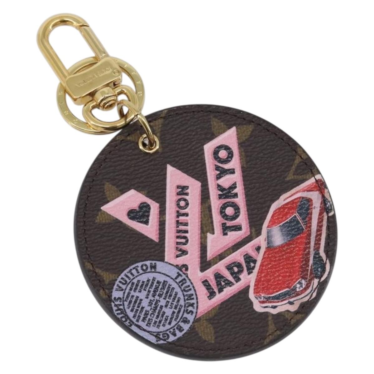LOUIS VUITTON Monogram Porte Cles World Tour Charm M62741 LV Auth 206012M