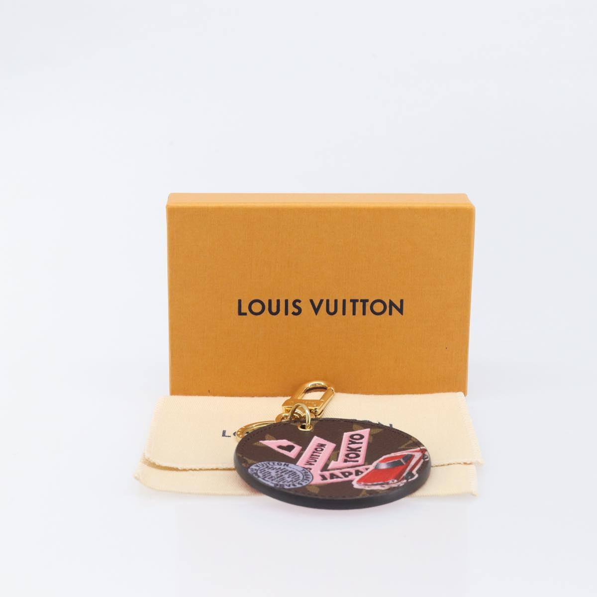LOUIS VUITTON Monogram Porte Cles World Tour Charm M62741 LV Auth 206012M