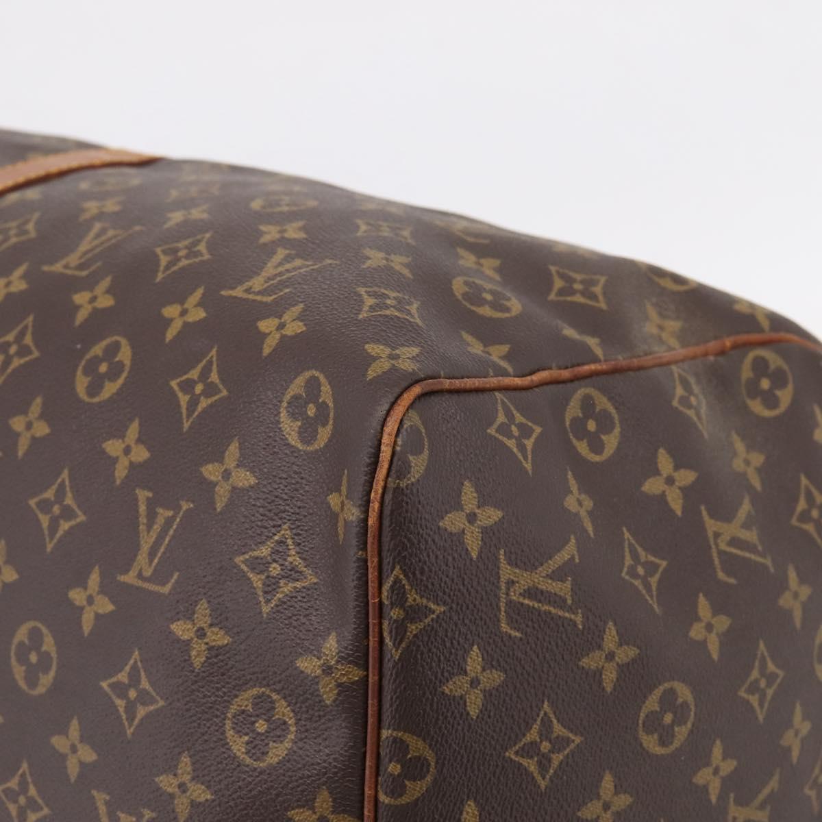 LOUIS VUITTON Monogram Keepall 60 Boston Bag M41422 LV Auth 206035