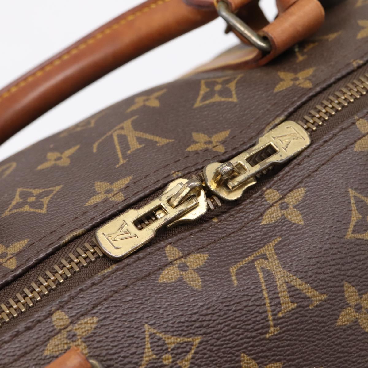 LOUIS VUITTON Monogram Keepall 60 Boston Bag M41422 LV Auth 206035