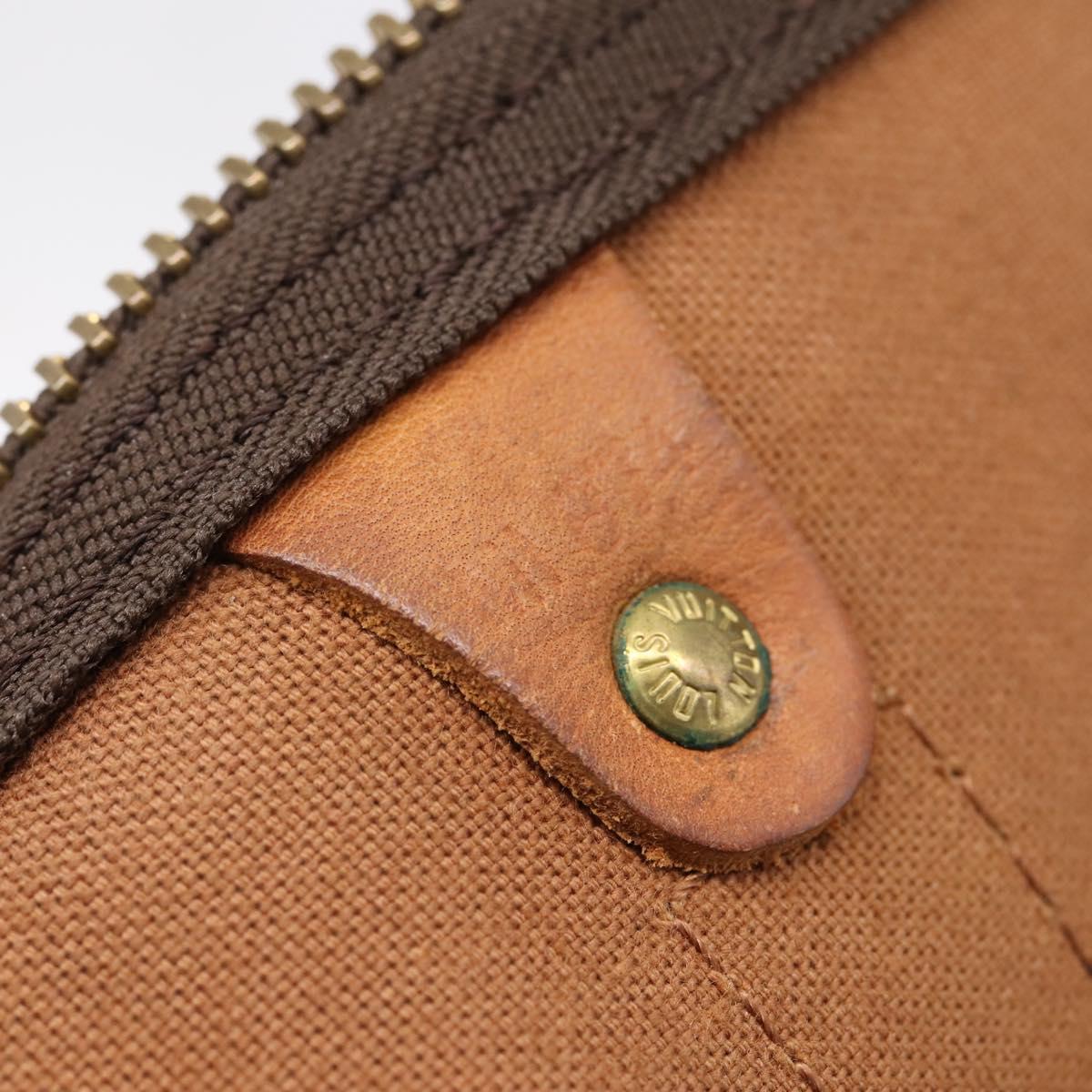 LOUIS VUITTON Monogram Keepall 60 Boston Bag M41422 LV Auth 206035