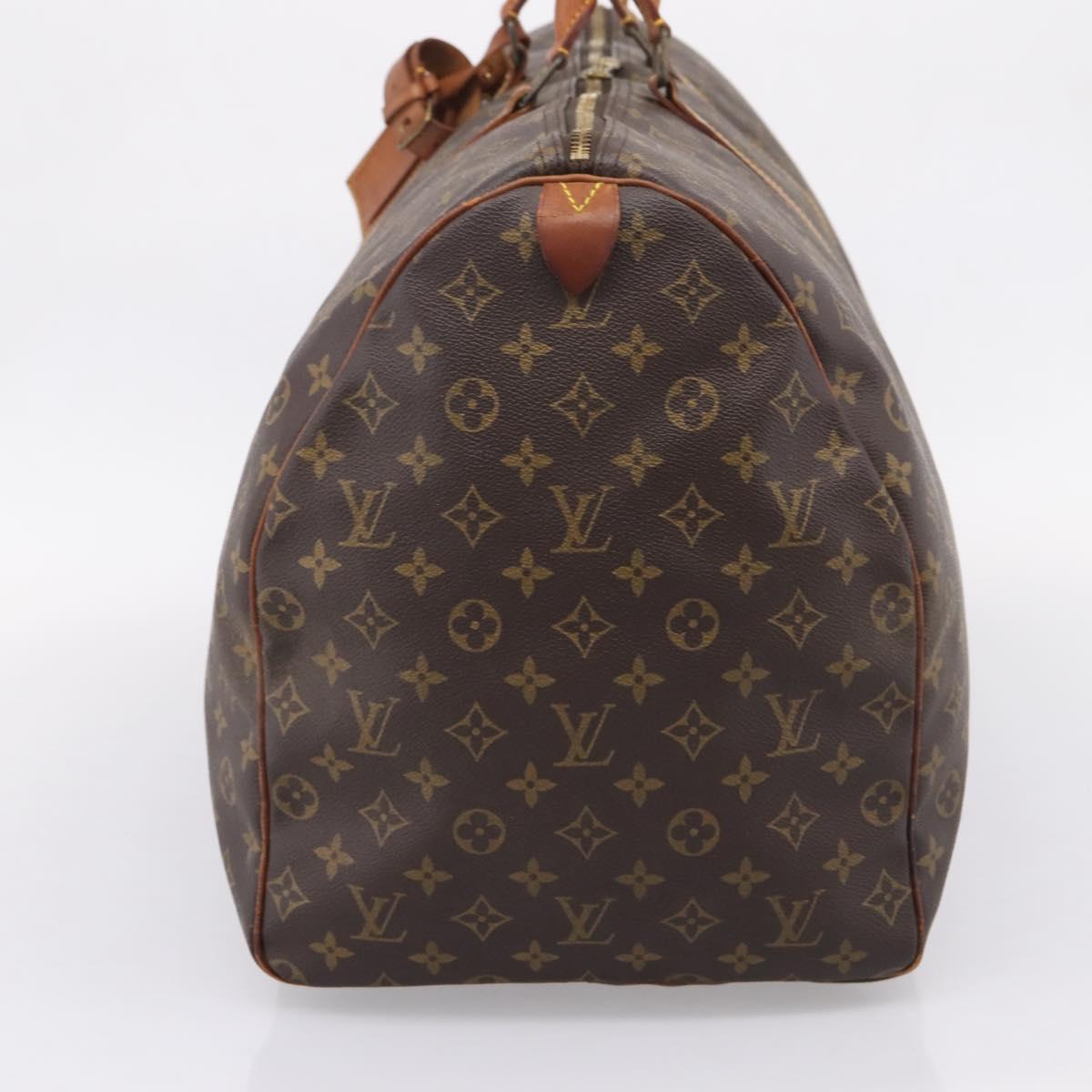 LOUIS VUITTON Monogram Keepall 60 Boston Bag M41422 LV Auth 206035