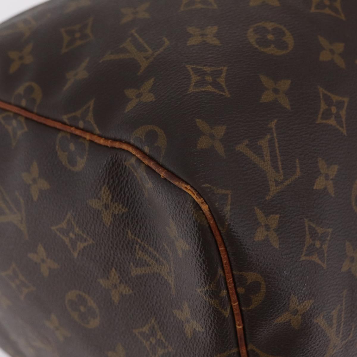 LOUIS VUITTON Monogram Keepall 55 Boston Bag M41424 LV Auth 206036