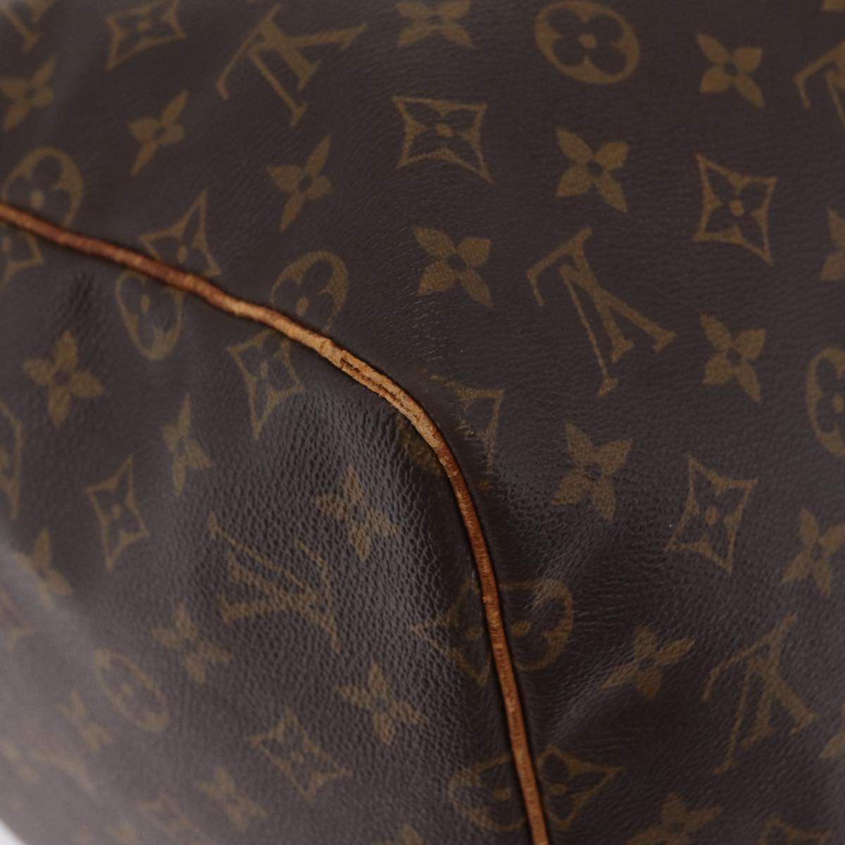 LOUIS VUITTON Monogram Keepall 55 Boston Bag M41424 LV Auth 206036