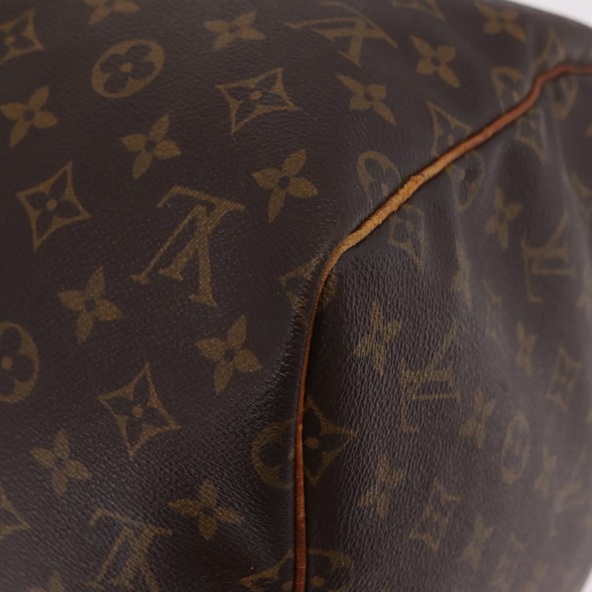 LOUIS VUITTON Monogram Keepall 55 Boston Bag M41424 LV Auth 206036