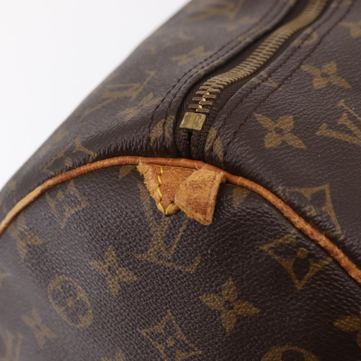 LOUIS VUITTON Monogram Keepall 55 Boston Bag M41424 LV Auth 206036