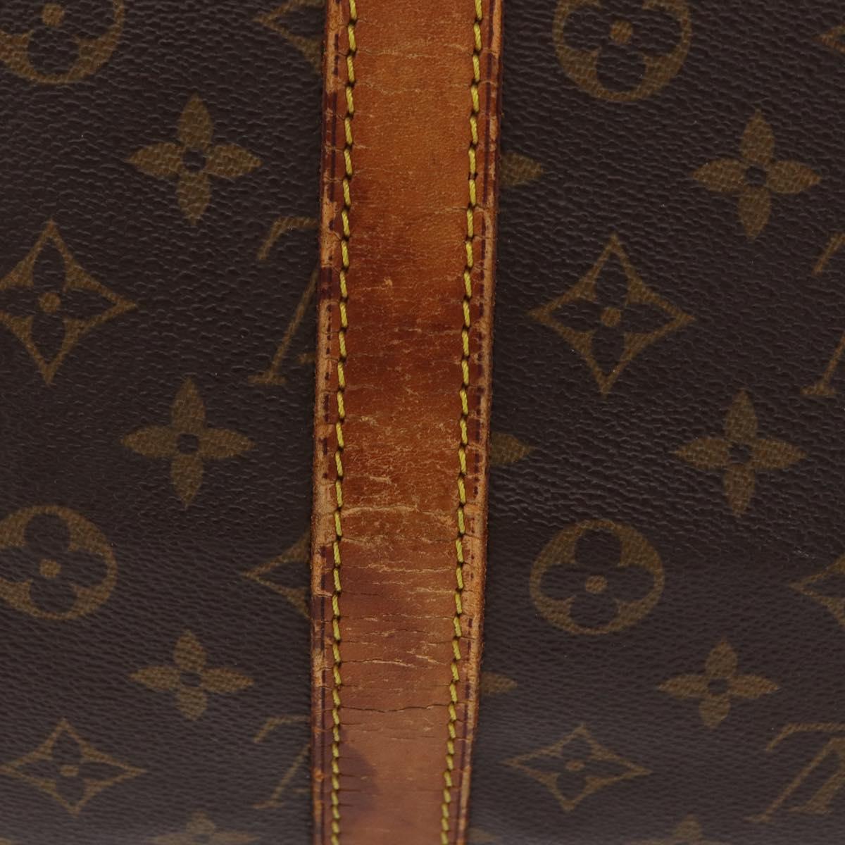 LOUIS VUITTON Monogram Keepall 55 Boston Bag M41424 LV Auth 206036