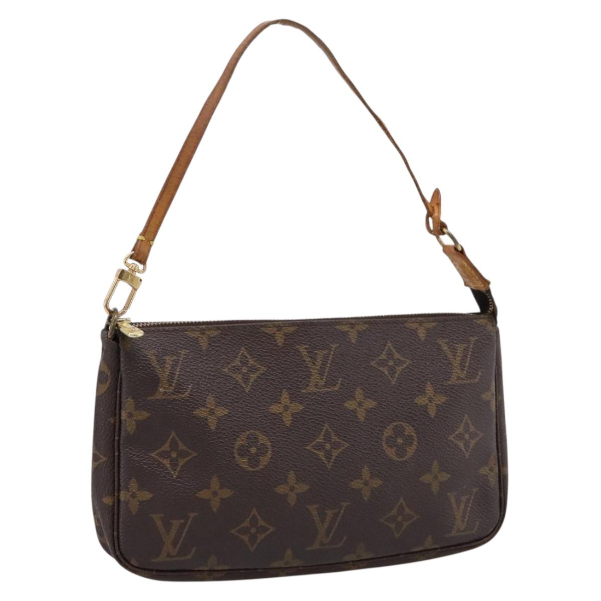 LOUIS VUITTON Monogram Pochette Accessoires Pouch M51980 LV Auth 206038