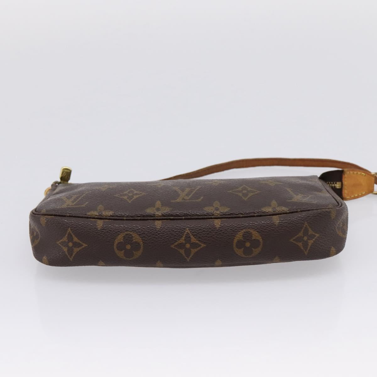 LOUIS VUITTON Monogram Pochette Accessoires Pouch M51980 LV Auth 206038